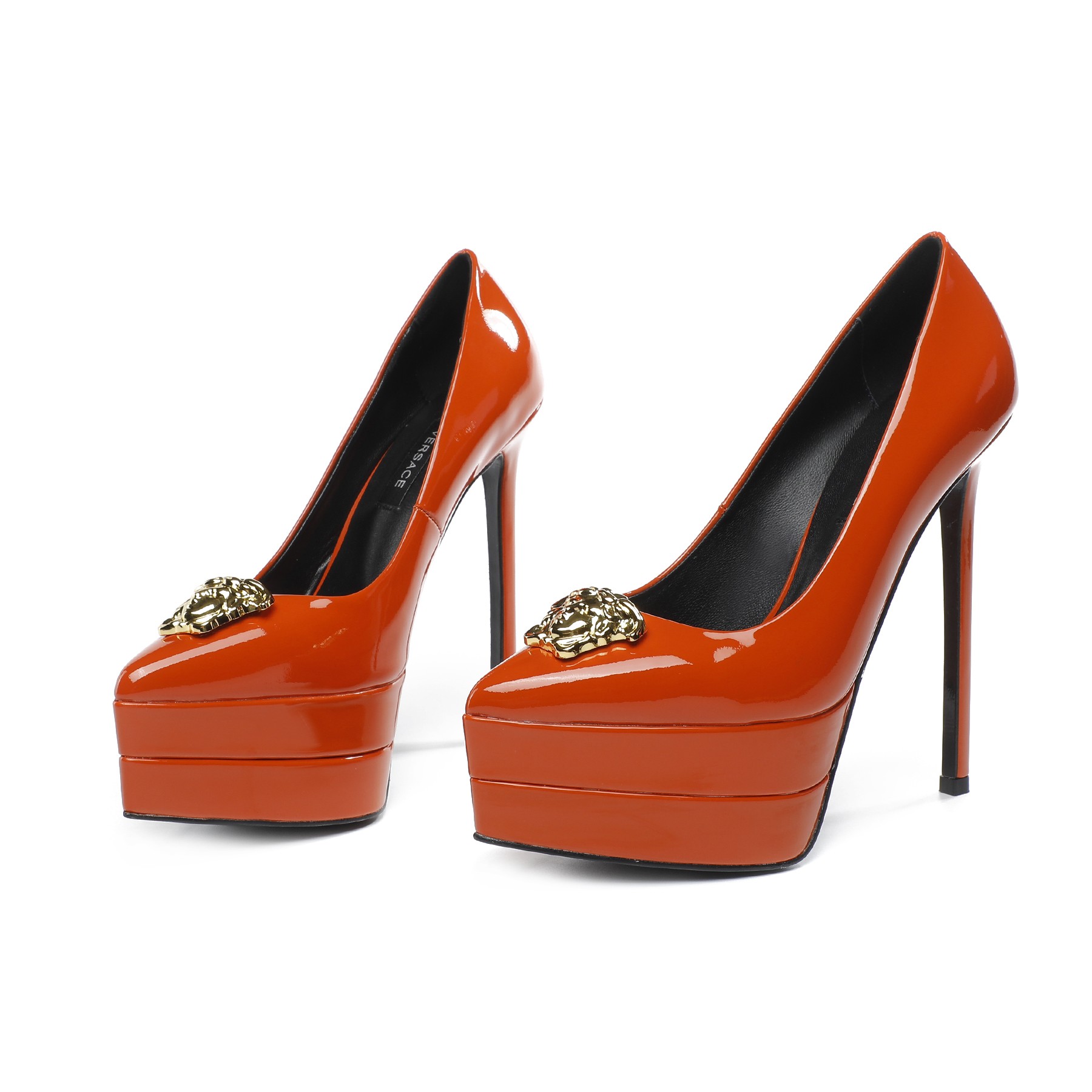 precio de fábrica: suela de goma m Suela de cuero m.. Yardage: 34-42 Versace nuevo super tacón alto 