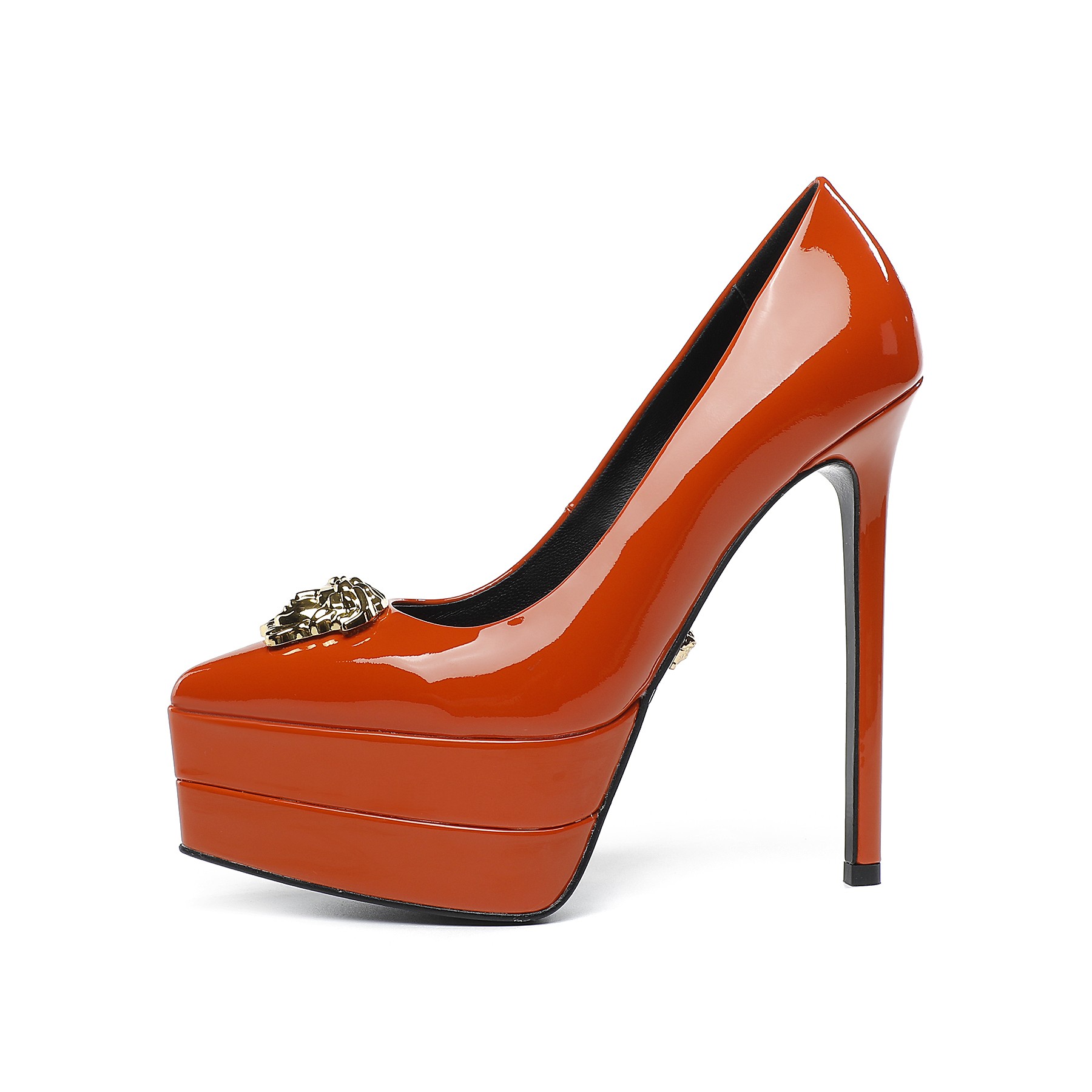 precio de fábrica: suela de goma m Suela de cuero m.. Yardage: 34-42 Versace nuevo super tacón alto 