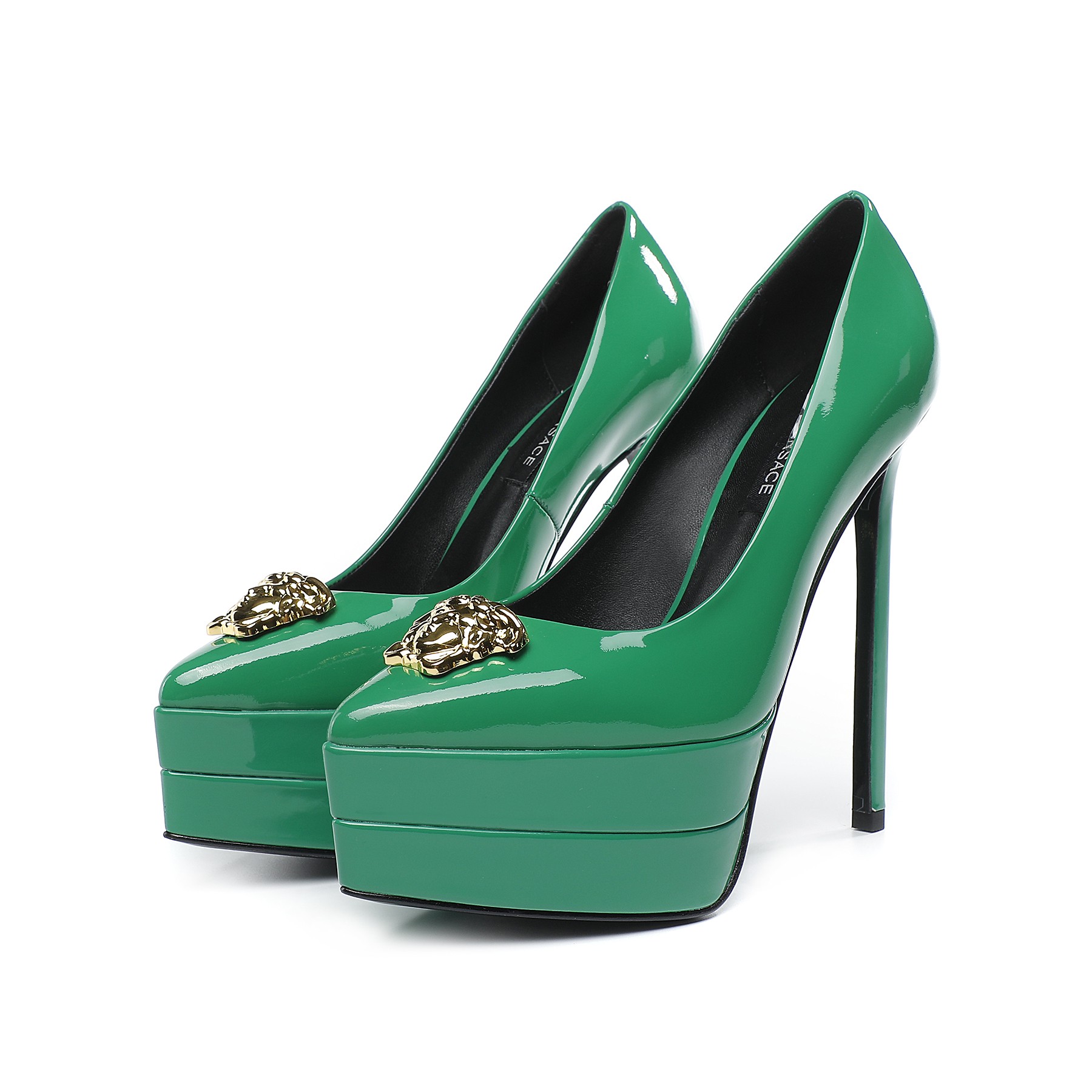 precio de fábrica: suela de goma m Suela de cuero m.. Yardage: 34-42 Versace nuevo super tacón alto 