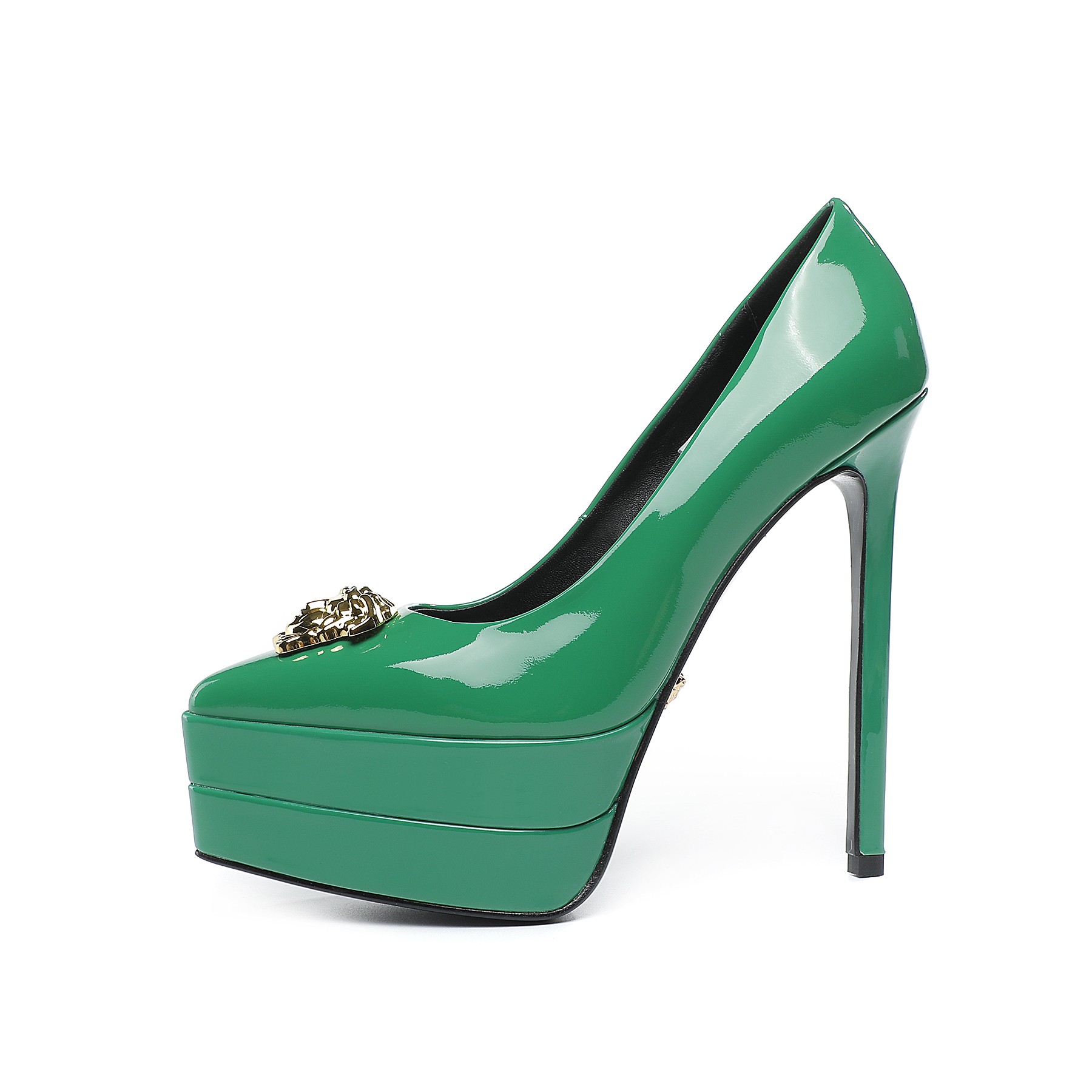 precio de fábrica: suela de goma m Suela de cuero m.. Yardage: 34-42 Versace nuevo super tacón alto 