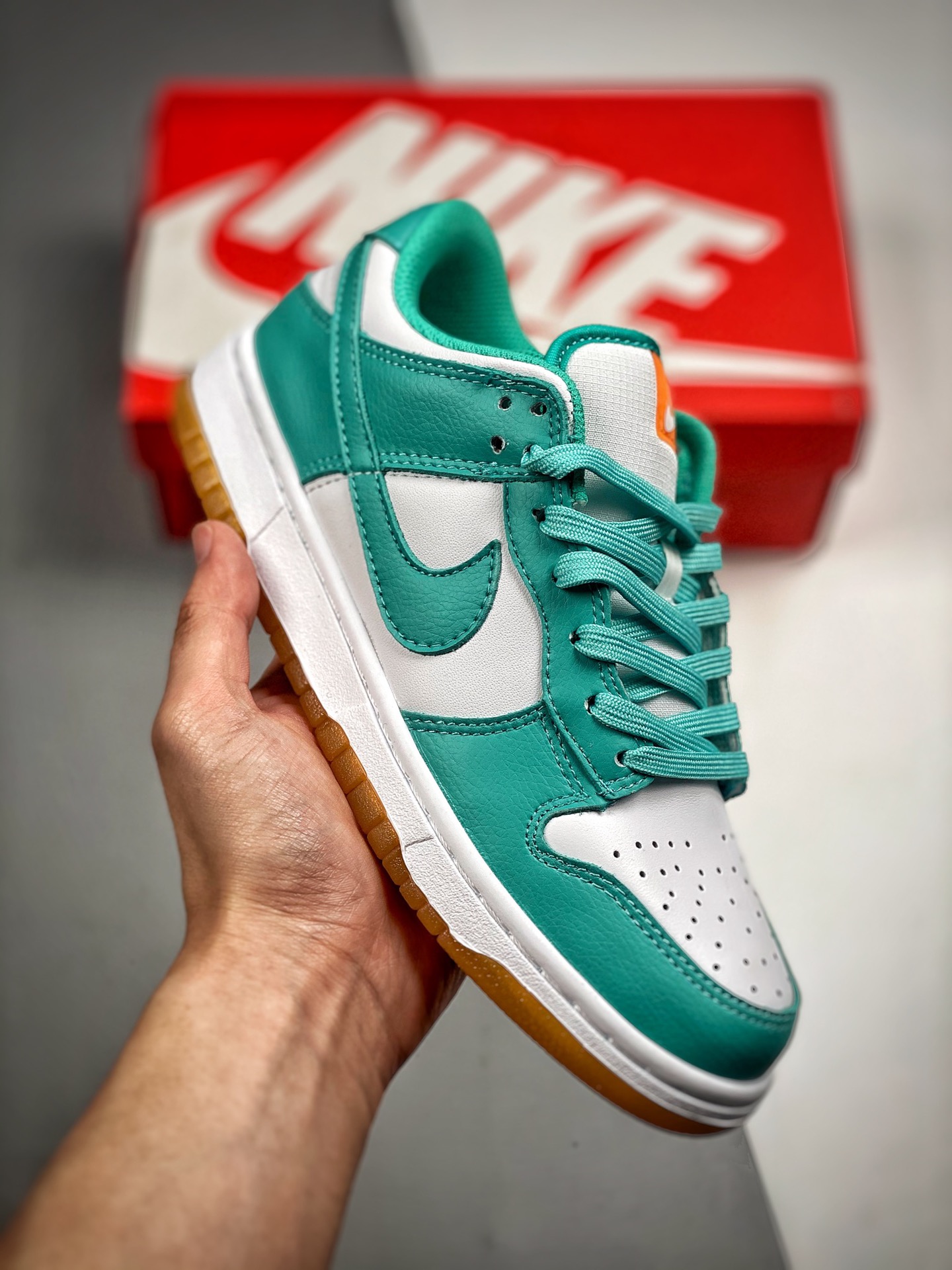 -2 Nk Dunk SB Low Pato de agua Tiffany, producción original de fábrica, lanzamiento real, materiales de primera capa or…