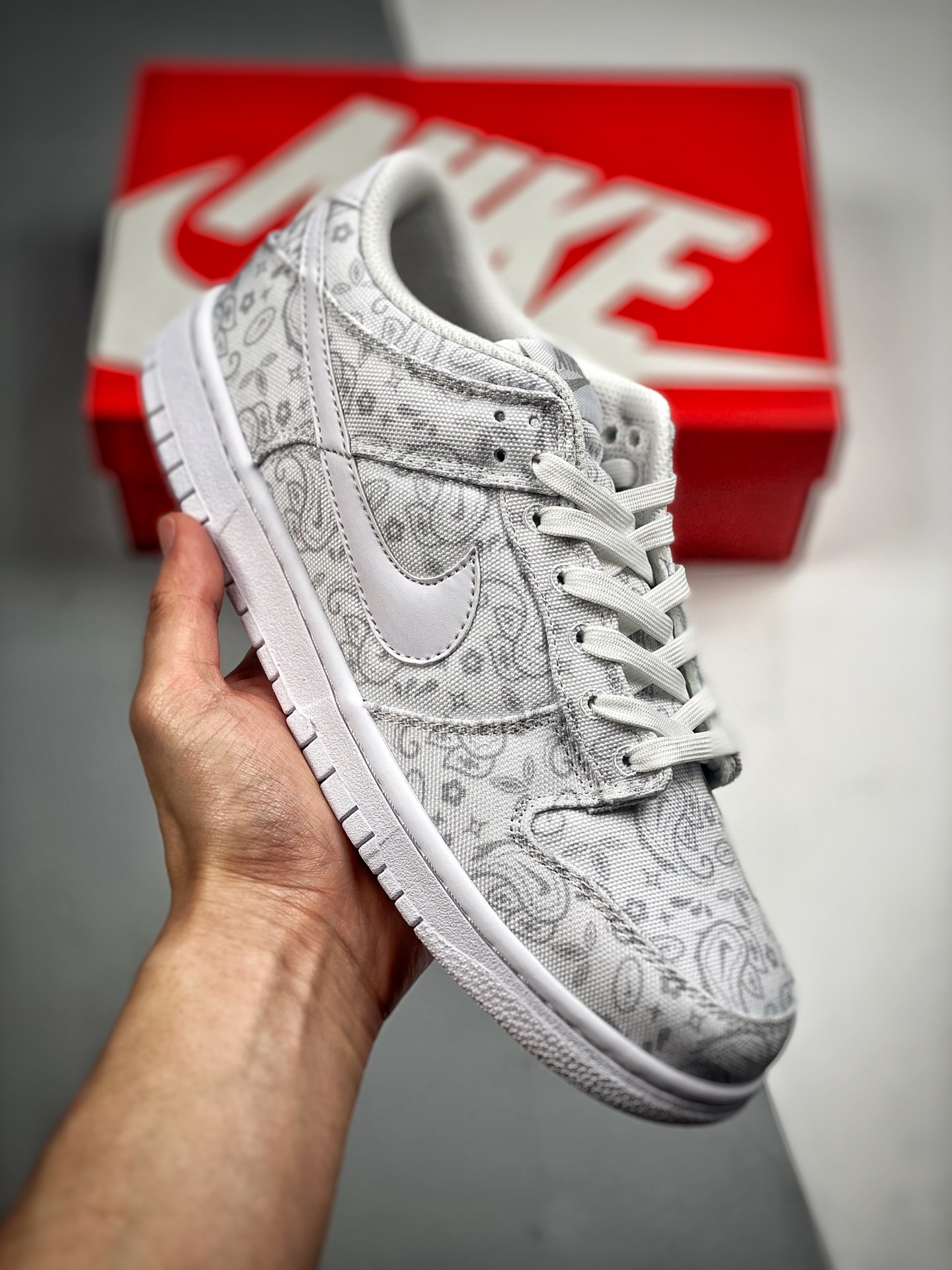 -4 Nk Dunk SB Low Cachemir, producción original de fábrica, lanzamiento real, materiales de primera capa originales, di…