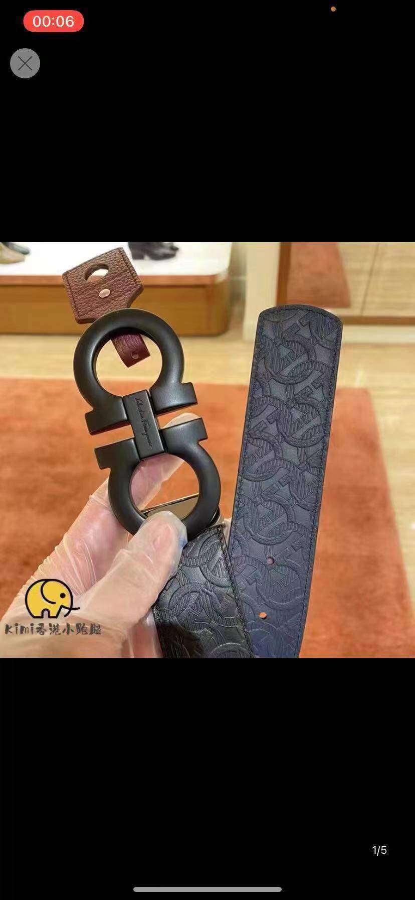[Ferragamo Belts]Ferragamo Salvatore Ferragamo first layer cowhide belt body (