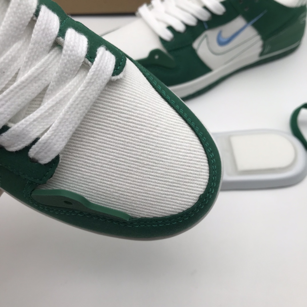 特价🔥🔥🔥Dunk   Low 二代 白绿色  size36-44   自带可识别芯片  4mm厚气垫鞋垫 两幅鞋垫   117¥代发   毒套+5   现货齐全