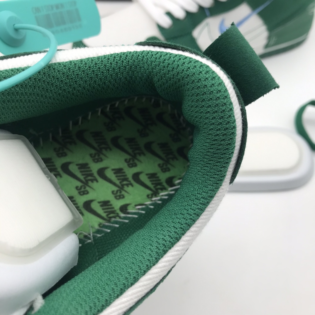 特价🔥🔥🔥Dunk   Low 二代 白绿色  size36-44   自带可识别芯片  4mm厚气垫鞋垫 两幅鞋垫   117¥代发   毒套+5   现货齐全