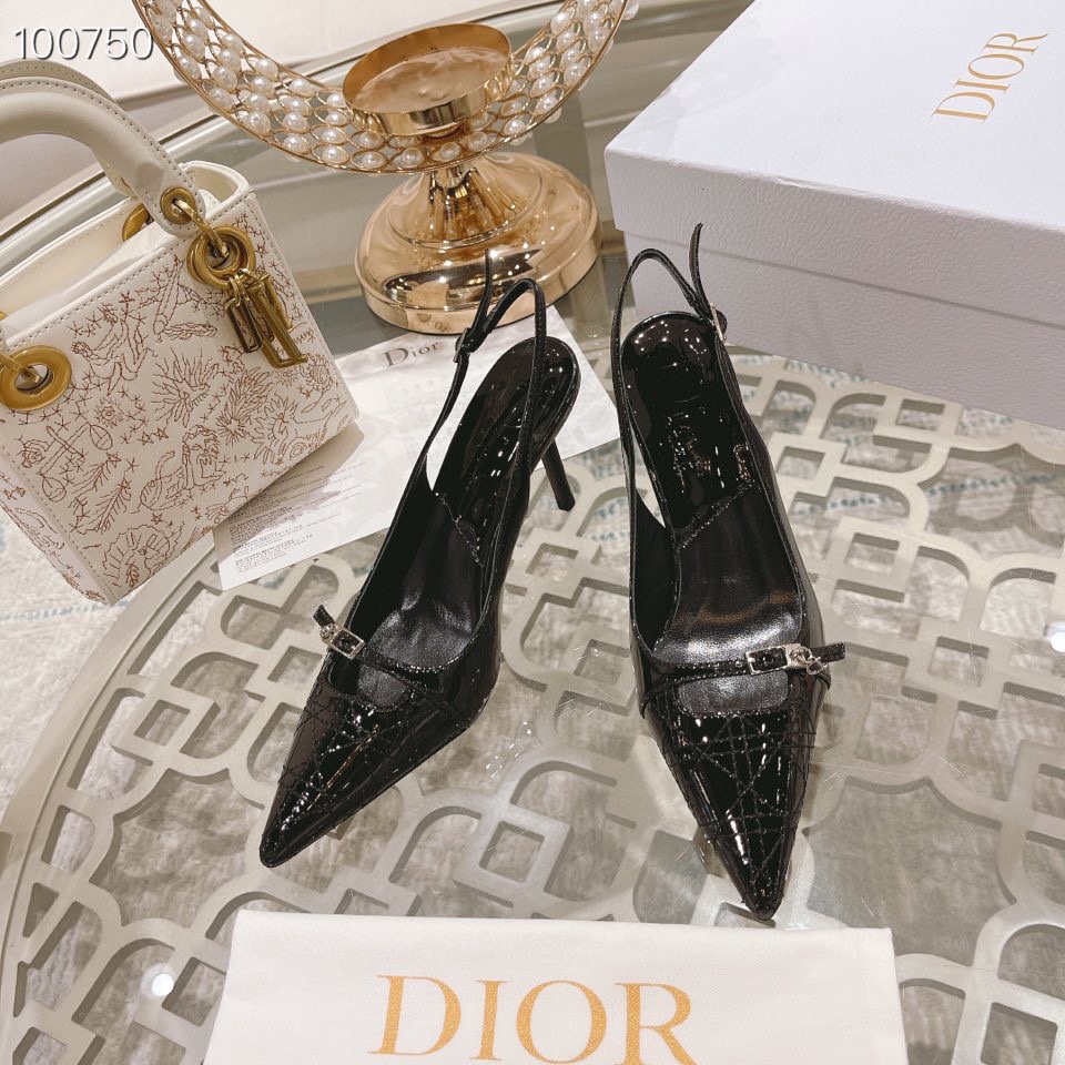 Copy AAA+
 Dior Shoes High Heel Pumps Cowhide Patent Leather Sheepskin Spring/Summer Collection