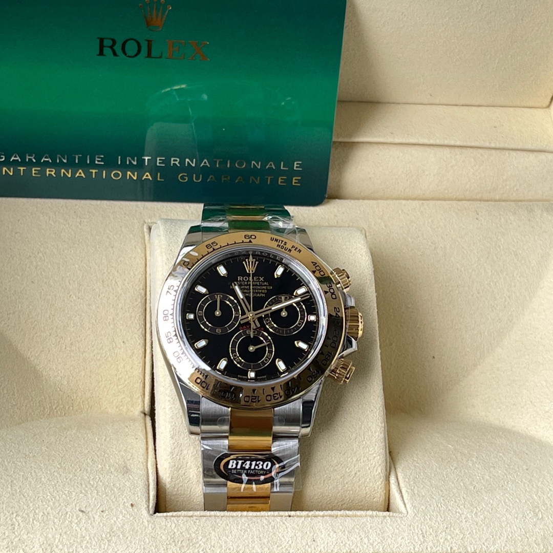 Rolex Daytona Orologio da Polso Oro Giallo Splicing