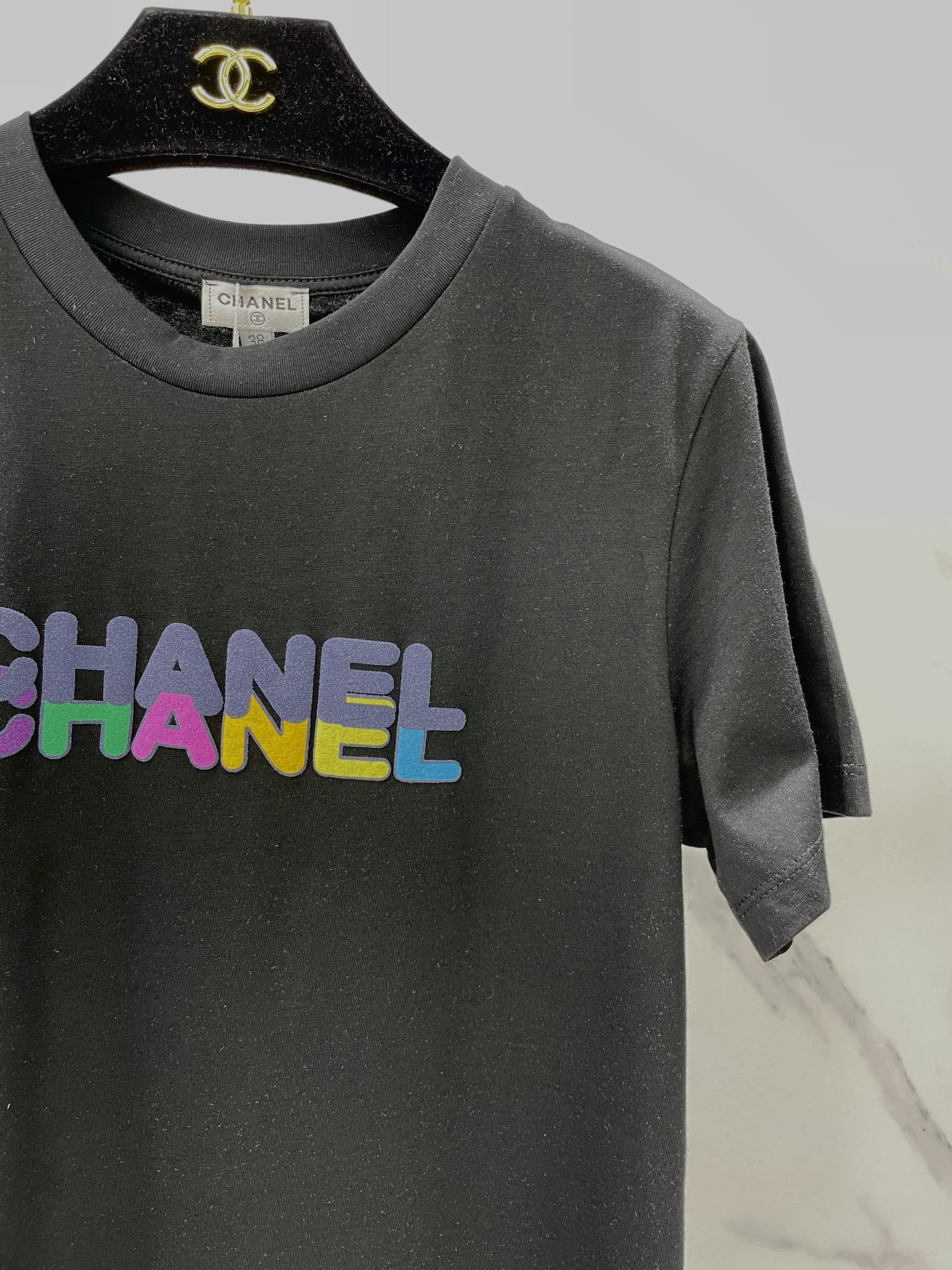 Chanel Stud Luxury T Shirt  Wyld Blue