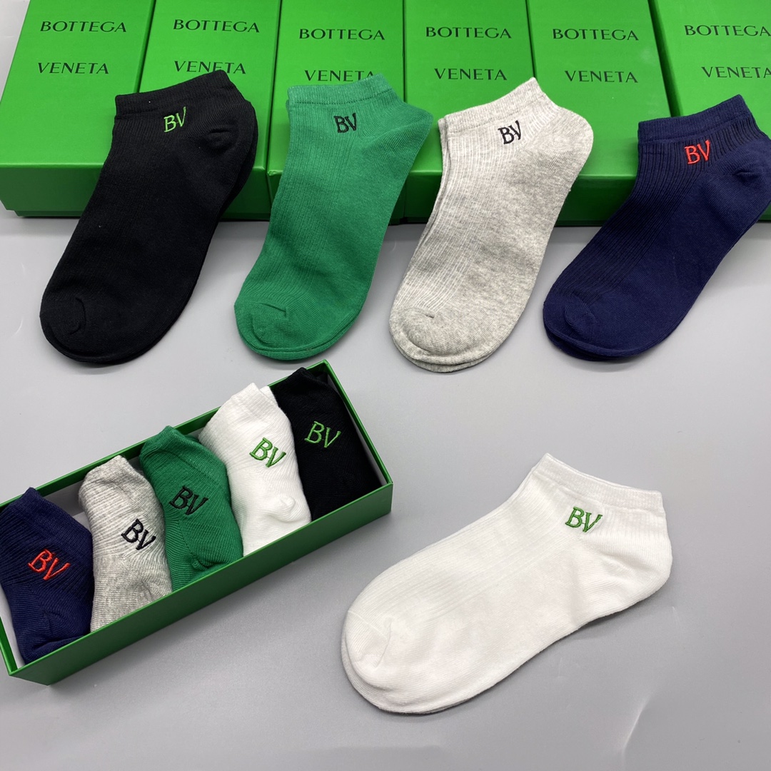 🔥🔥🔥新款 BV 短袜 男女同款 专柜同步 市场顶级品质 [强][强][强] 抗菌吸汗防臭 🎁🎁送人或自