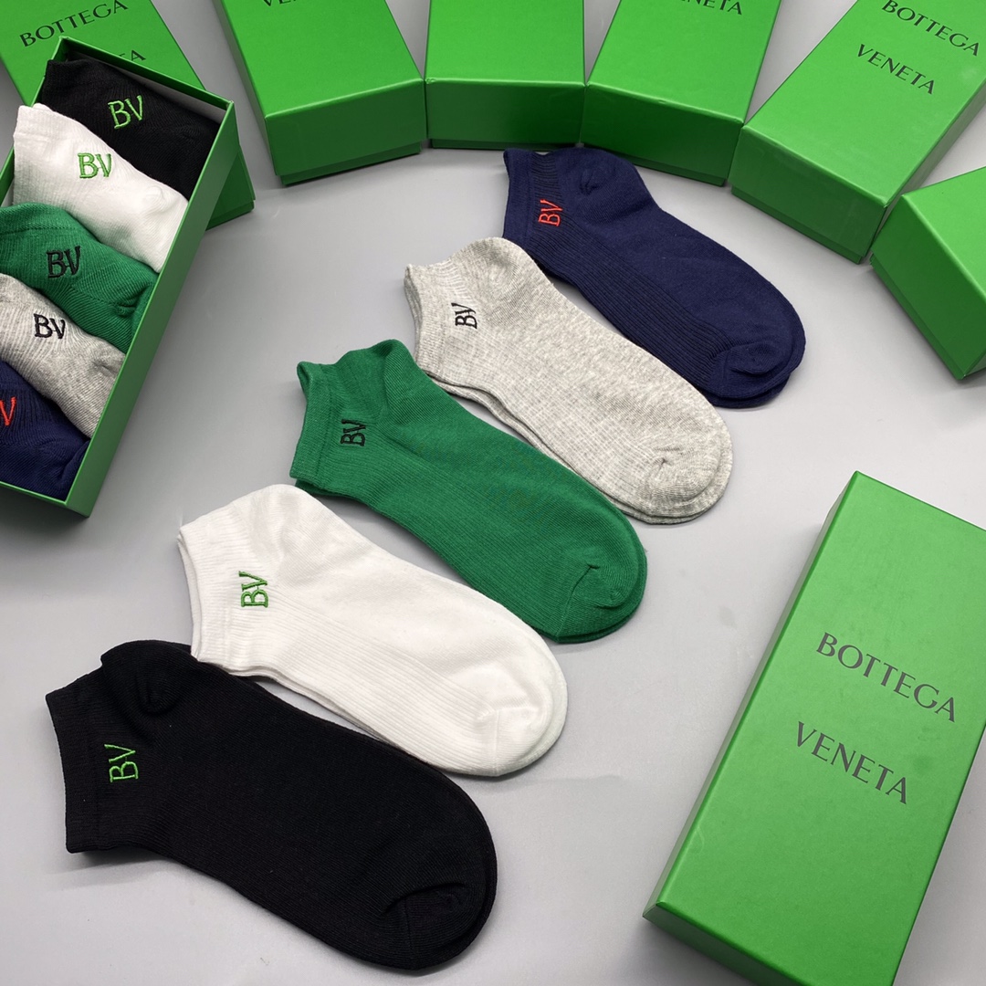 🔥🔥🔥新款 BV 短袜 男女同款 专柜同步 市场顶级品质 [强][强][强] 抗菌吸汗防臭 🎁🎁送人或自
