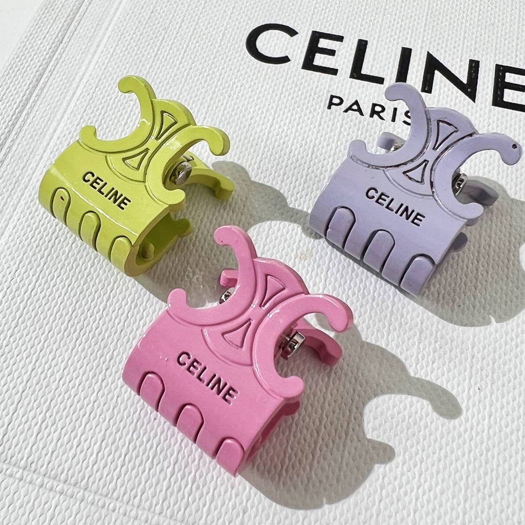 Celine赛琳凯旋门马卡龙发夹发卡套装