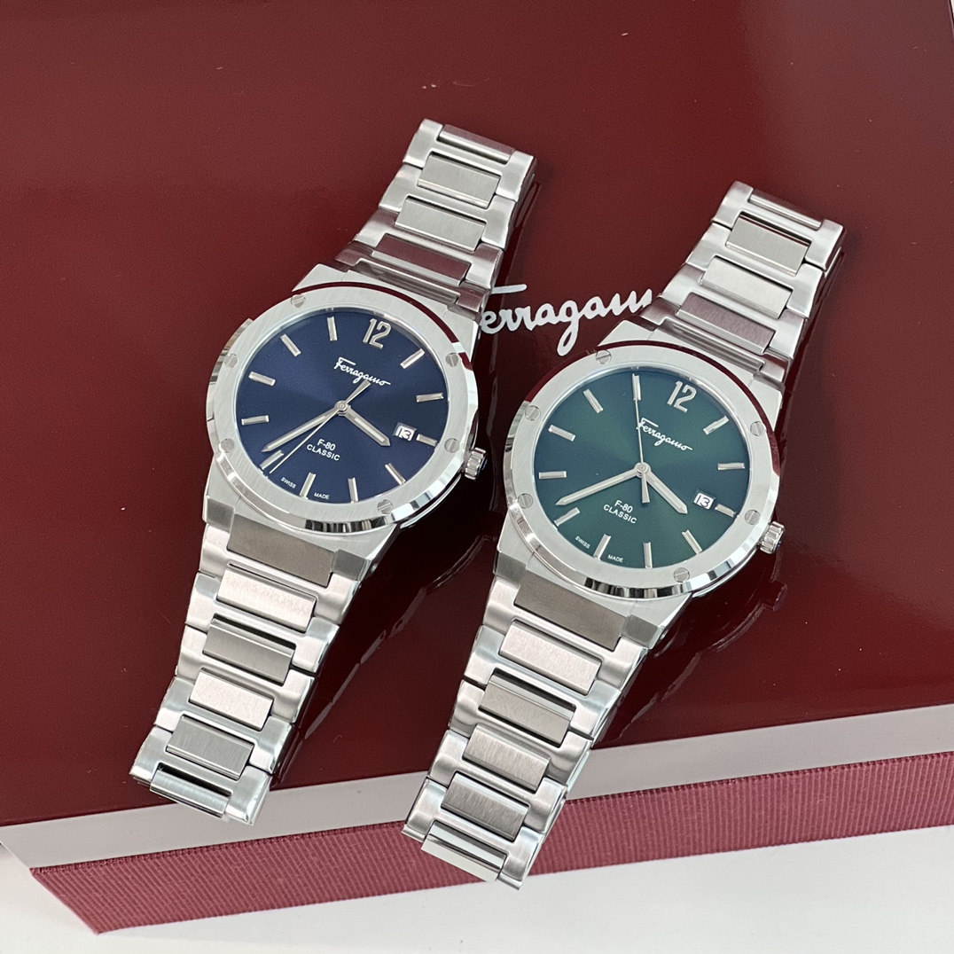 “Swiss Firagmu F80 Watch: 41mm Sapphire Surface, Stainless Steel, 50m Waterproof” - 图片 3