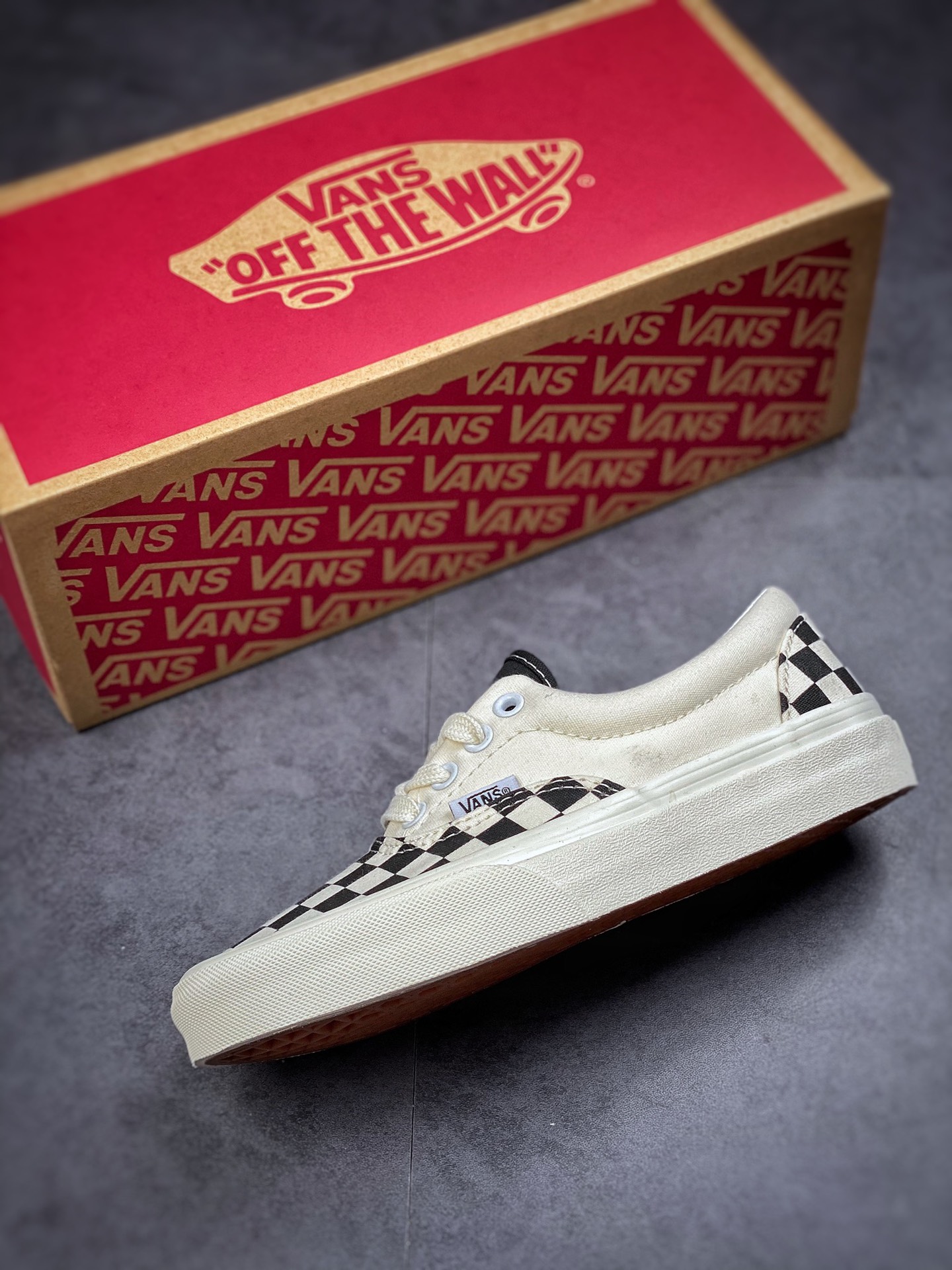 150 Vans Era CRFT"Podium Checkerboard" 经典低帮系带硫化板鞋VN0A5JML1KP