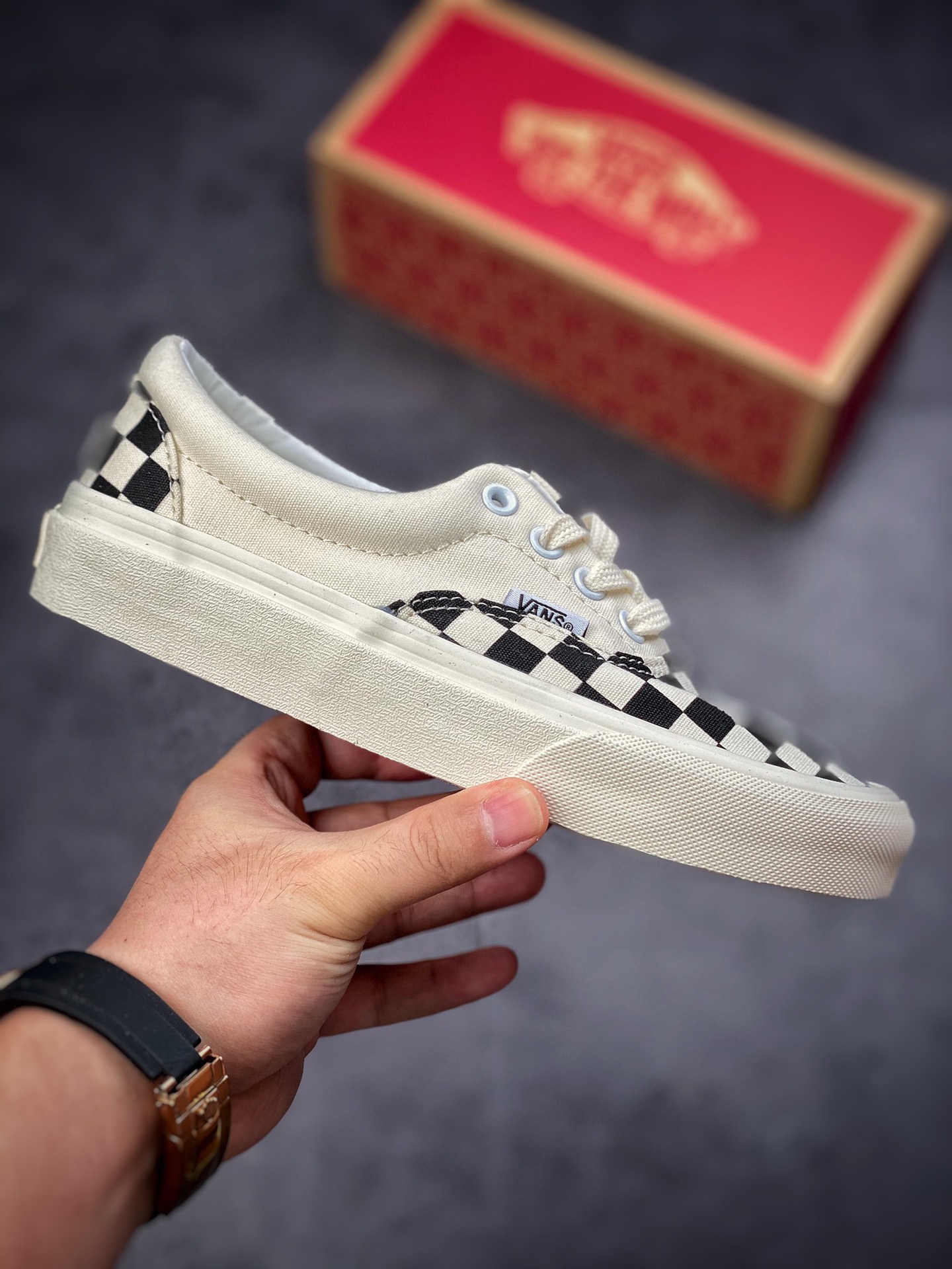 150 Vans Era CRFT"Podium Checkerboard" 经典低帮系带硫化板鞋VN0A5JML1KP