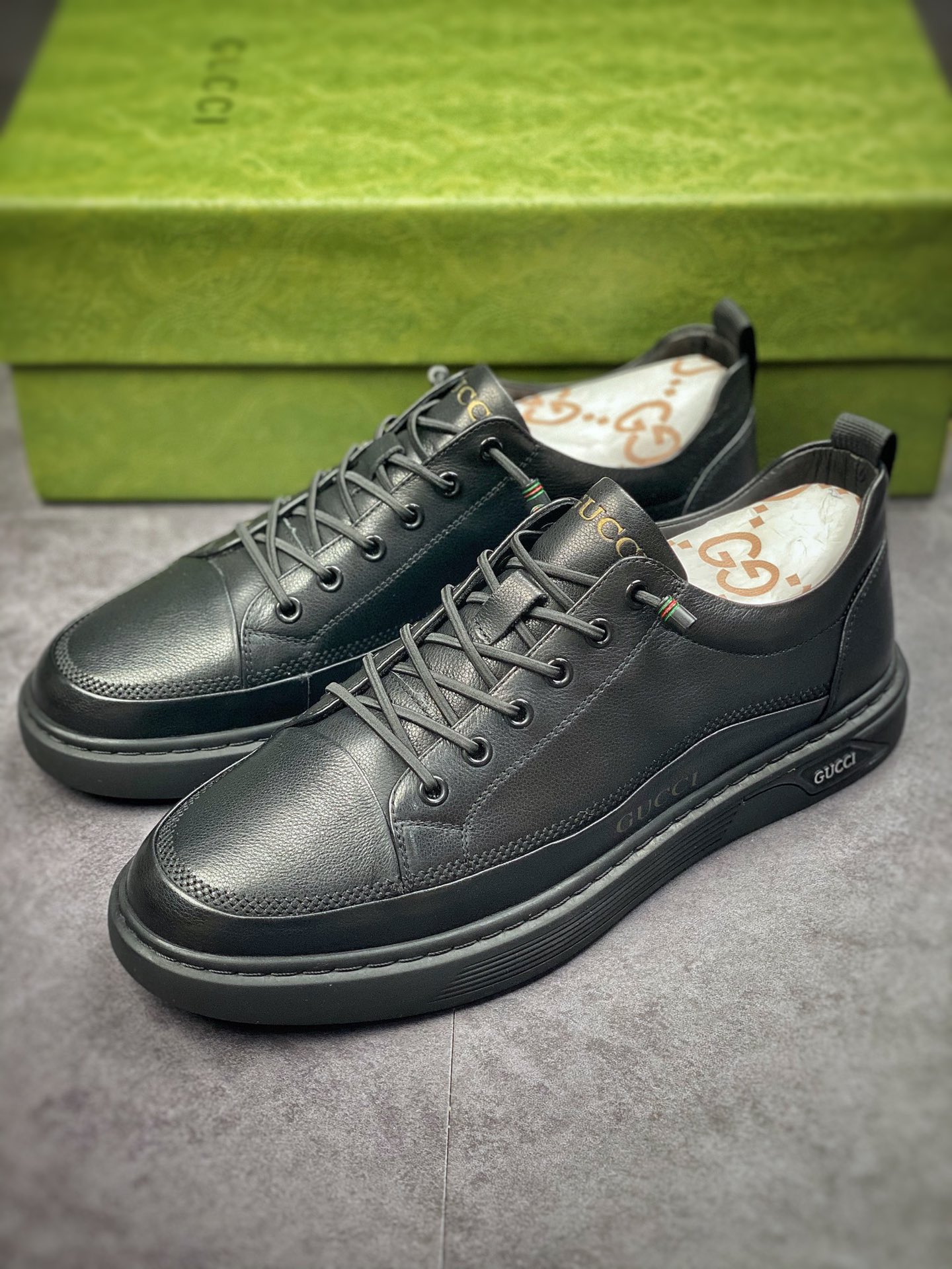 380 Gucci Screener GG High-Top Sneaker 古驰休闲潮鞋系列