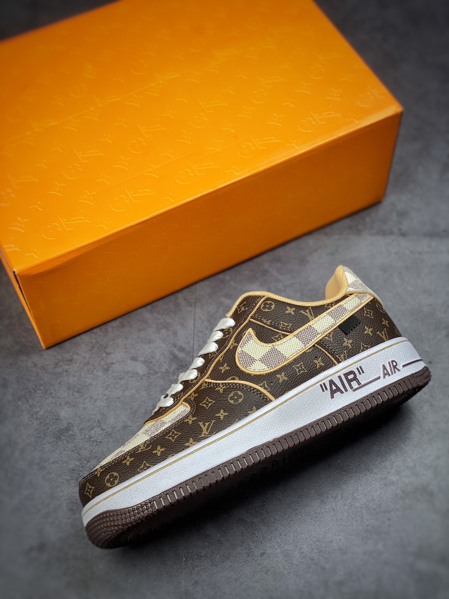 280 2022新品超奢联名 路易威登 LV×Nike Air Force 1 Low 07 DJ4631-200