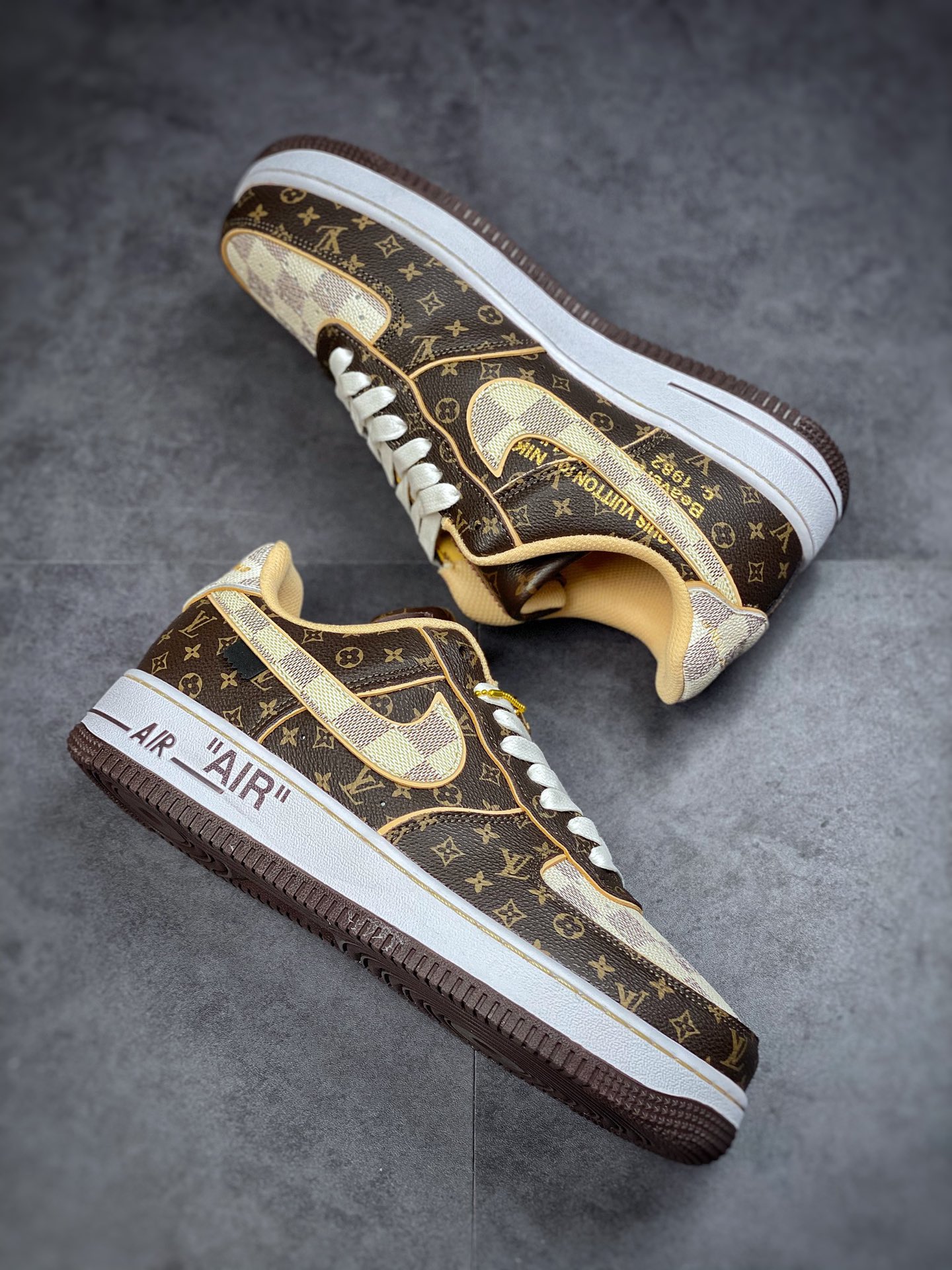 280 2022新品超奢联名 路易威登 LV×Nike Air Force 1 Low 07 DJ4631-200