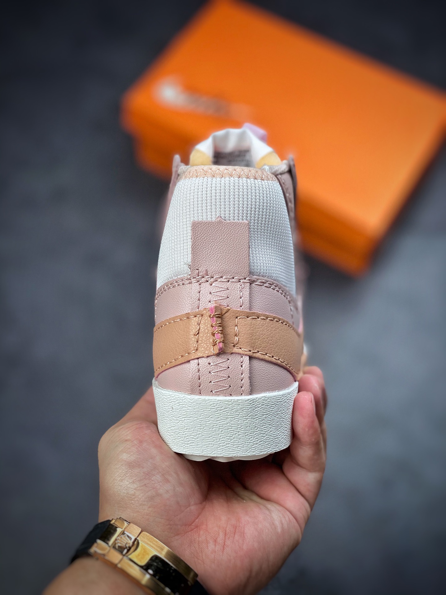 160 Nike Blazer Mid’77 Jumbo 白浅粉经典百搭低帮开拓者休闲运动板鞋 DQ1471-600