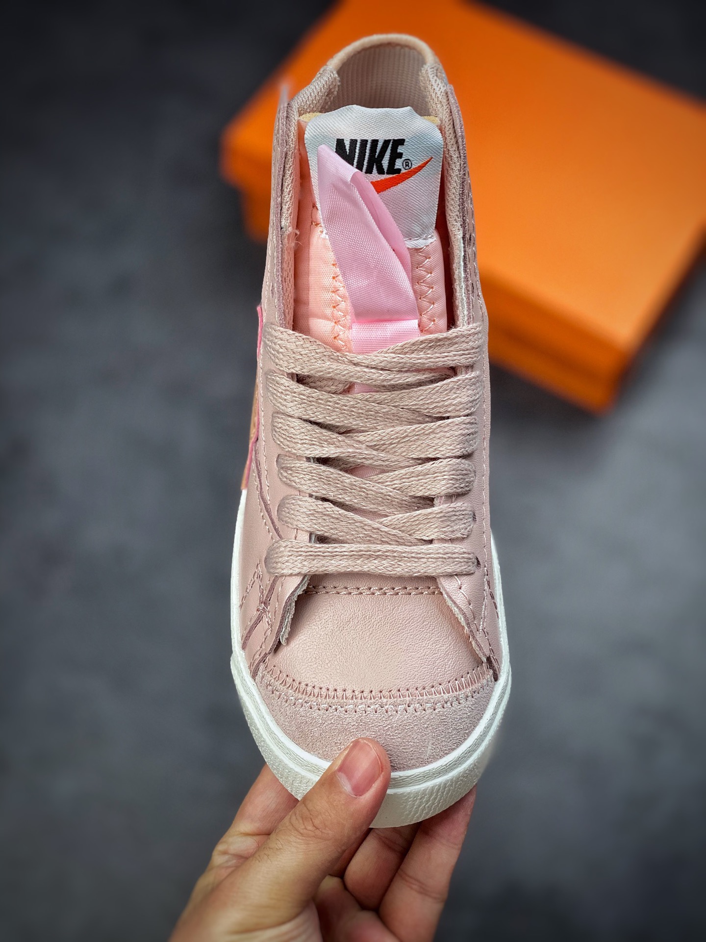 160 Nike Blazer Mid’77 Jumbo 白浅粉经典百搭低帮开拓者休闲运动板鞋 DQ1471-600