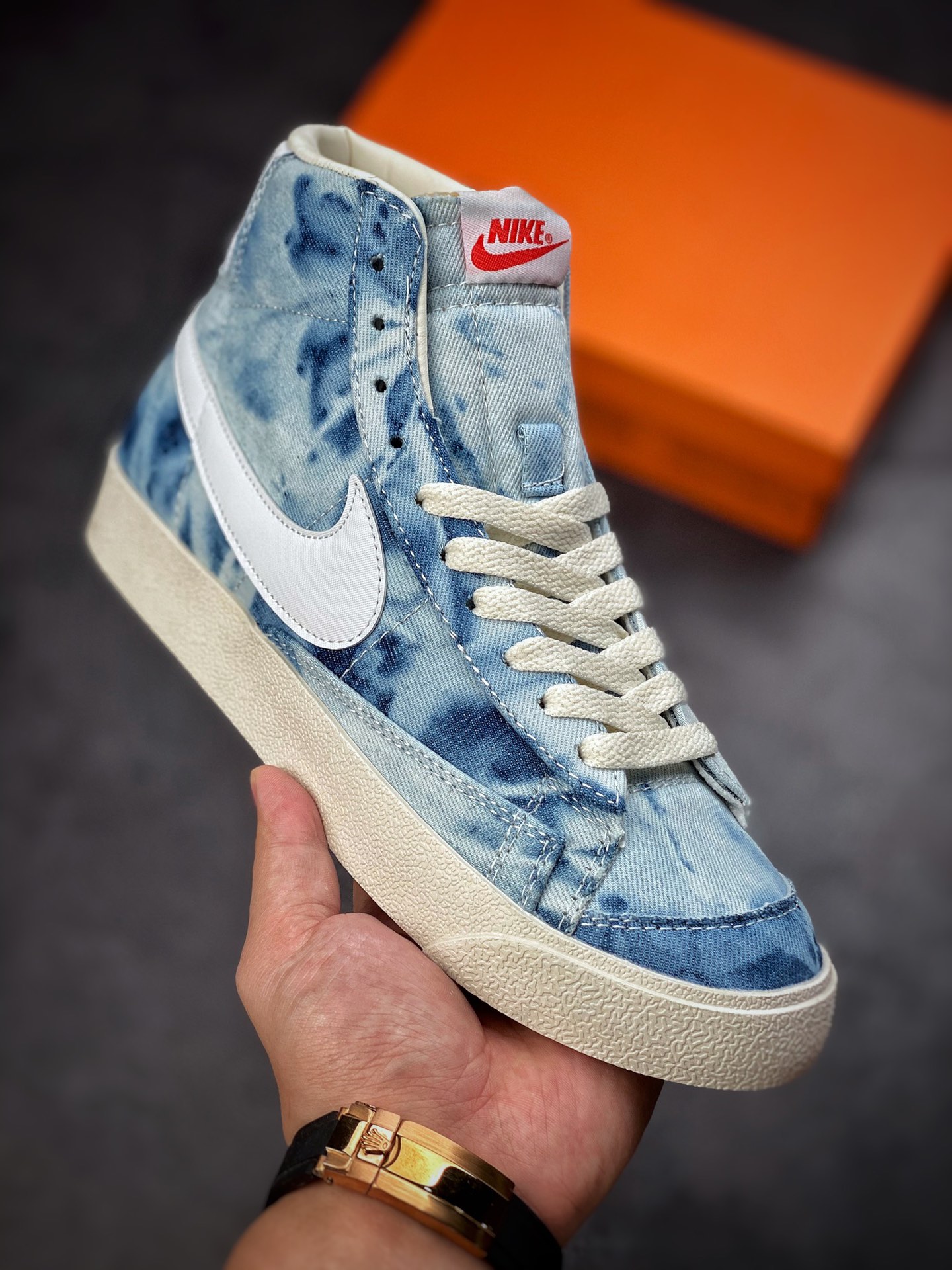 160 Nike Blazer Mid’77 Jumbo 水洗牛仔板鞋 DV2182-900