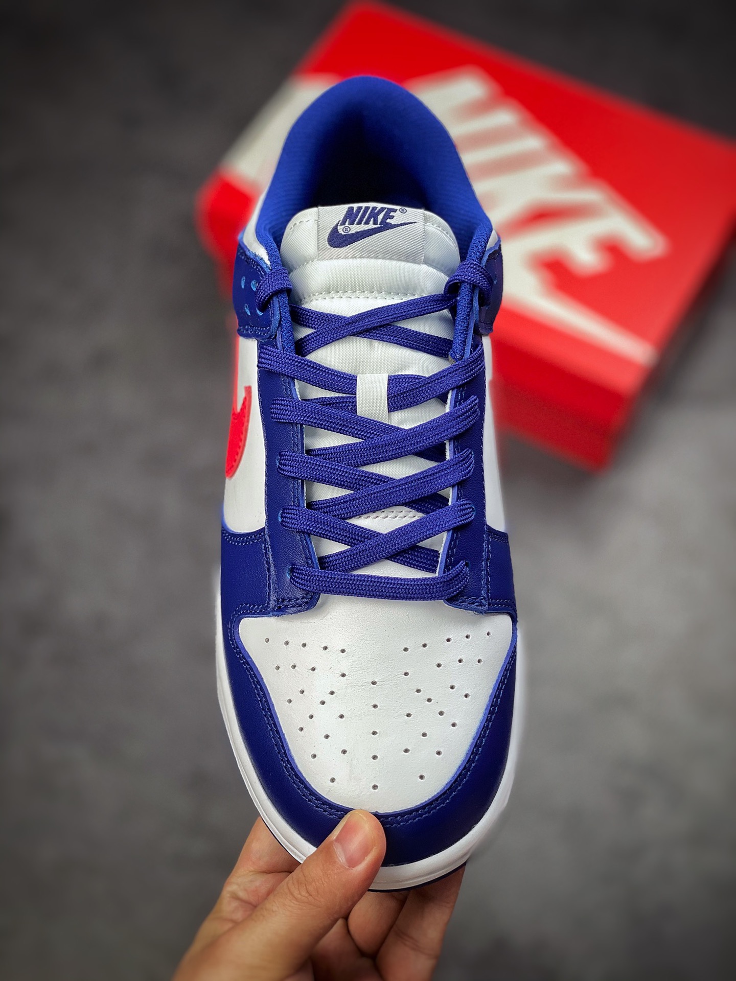 350 Nike Dunk Low White and Red 白蓝红  DD1503-119