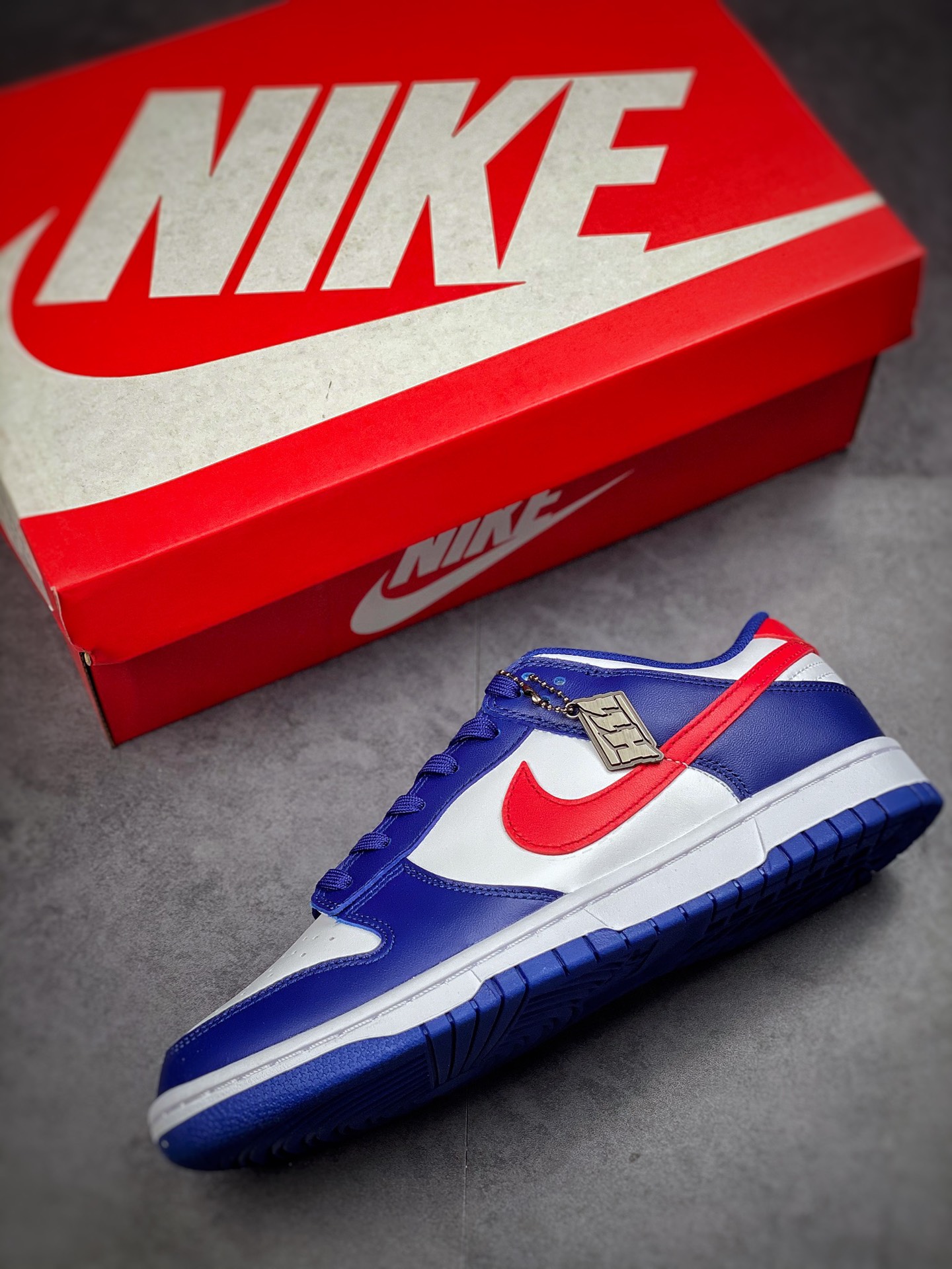 350 Nike Dunk Low White and Red 白蓝红  DD1503-119