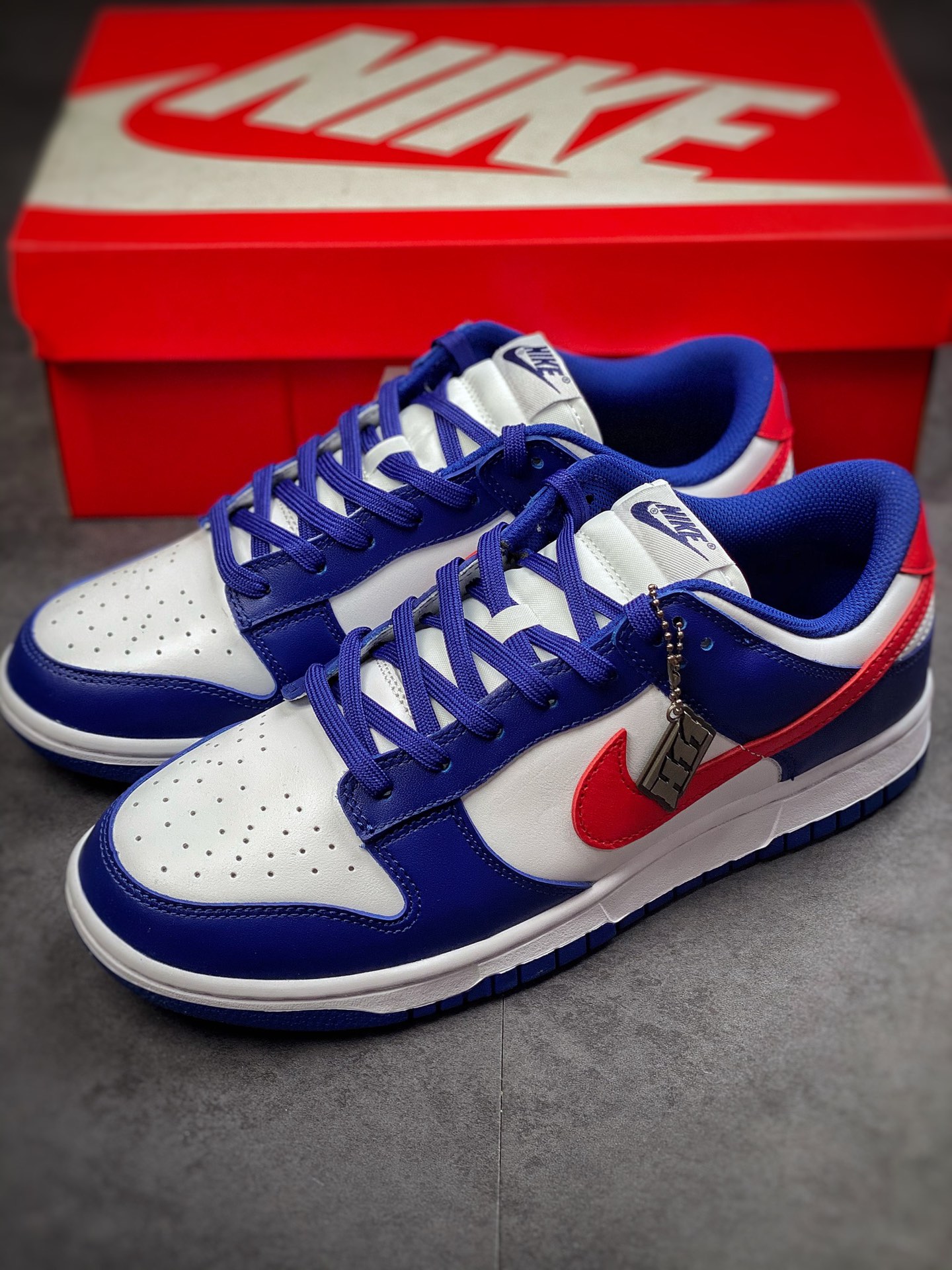 350 Nike Dunk Low White and Red 白蓝红  DD1503-119