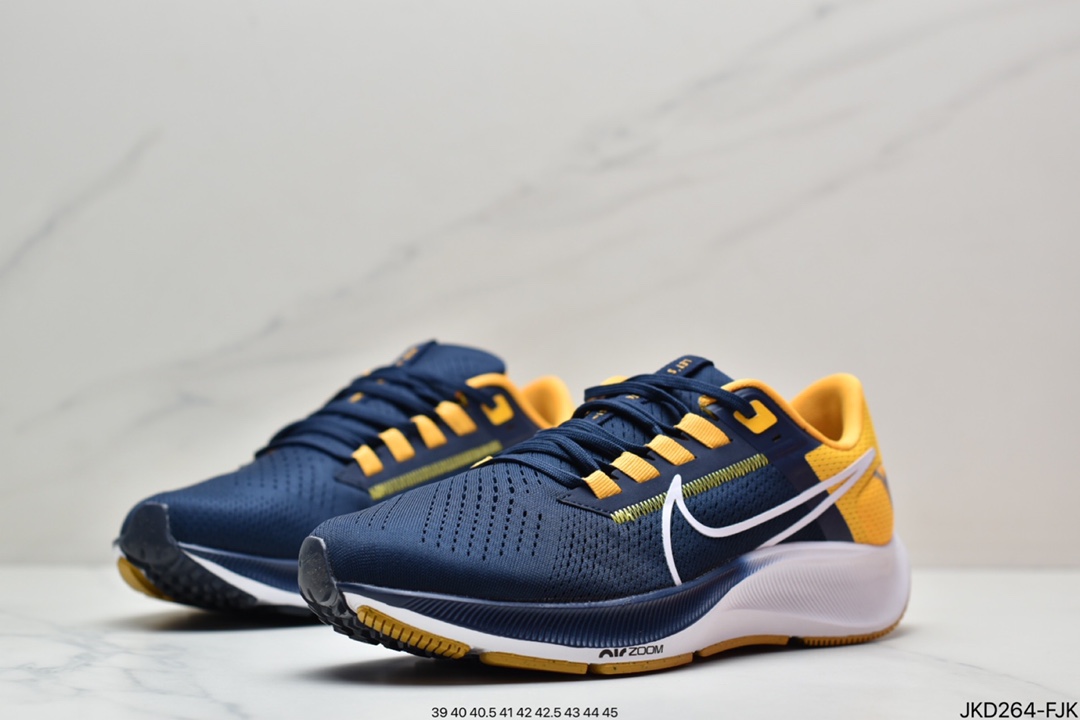 160 真标耐克Pegasus 38 登月38代系列九针眼网纱透气缓震疾速跑鞋