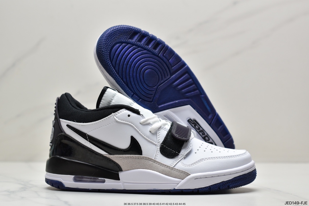 150 Air Jordan Legacy 312 黑蓝东单 有着交错结合的设计DV1719-100