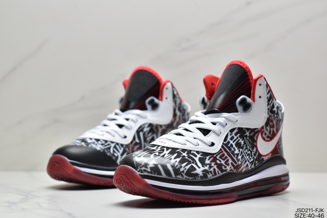 200 真标 耐克Nike LeBron VIII QS 室内实战中帮篮球鞋