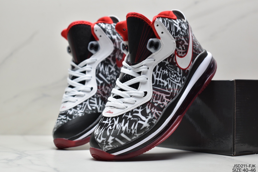 200 真标 耐克Nike LeBron VIII QS 室内实战中帮篮球鞋