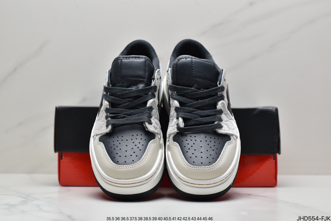 190  Nike Wmns Air Jordan 1 Elevate Low SE”Anthracite Light Bone”AJ1乔丹一代升高系列增高DV1494-001