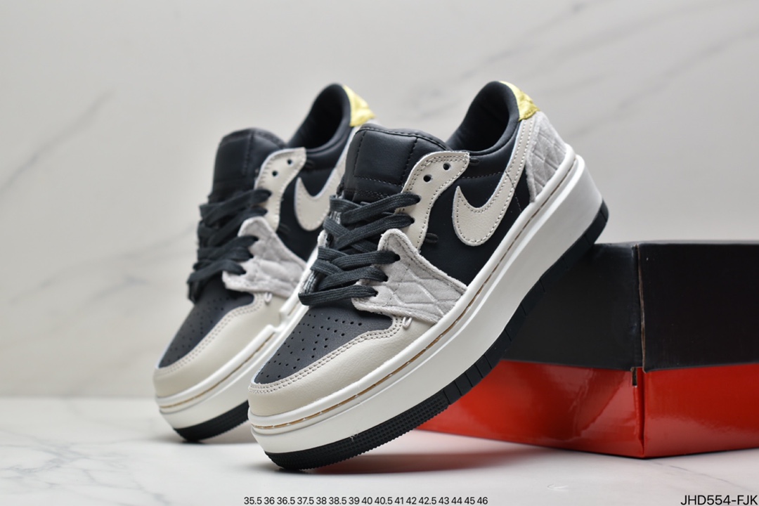 190  Nike Wmns Air Jordan 1 Elevate Low SE”Anthracite Light Bone”AJ1乔丹一代升高系列增高DV1494-001