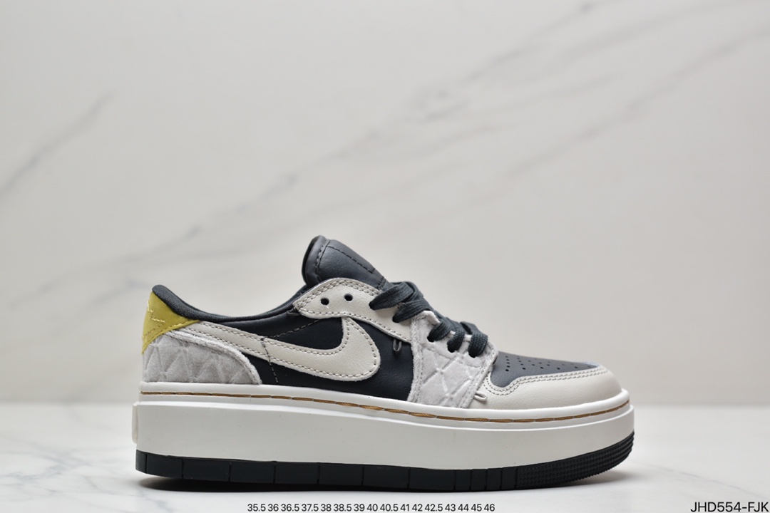 190  Nike Wmns Air Jordan 1 Elevate Low SE”Anthracite Light Bone”AJ1乔丹一代升高系列增高DV1494-001