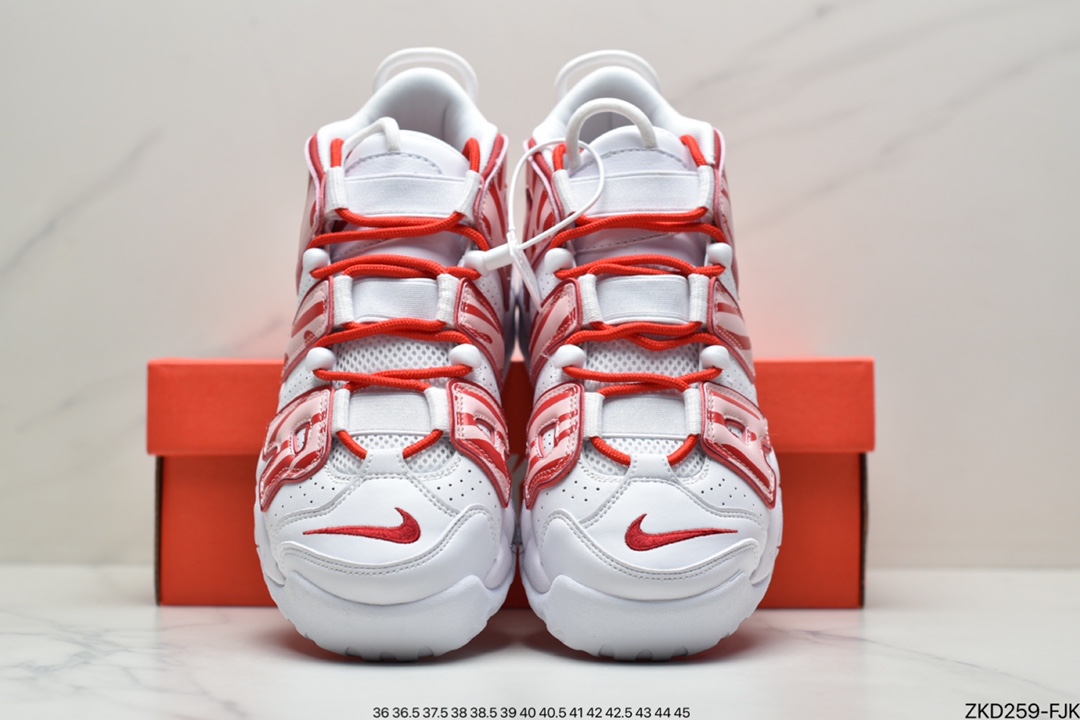 270 耐克Nike Air More Uptempo 男士中帮篮球鞋皮蓬乔治城蓝灰 921948