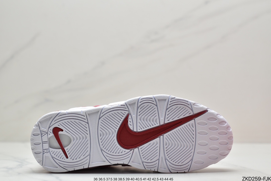 270 耐克Nike Air More Uptempo 男士中帮篮球鞋皮蓬乔治城蓝灰 921948