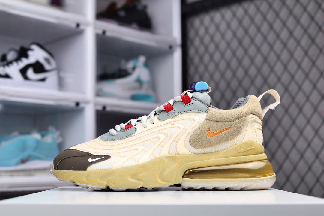 I0 Travis Scott x Air Max I0 React Cactus Jack 米黄 TS联名 正确原盒 市售最高版本 原档案数据开发 正确做旧大底 官方发售正确原盒 双层正确防尘纸 细节可圈可点 此次ts系列又一大潮流款 各大咖纷纷上脚336XQ