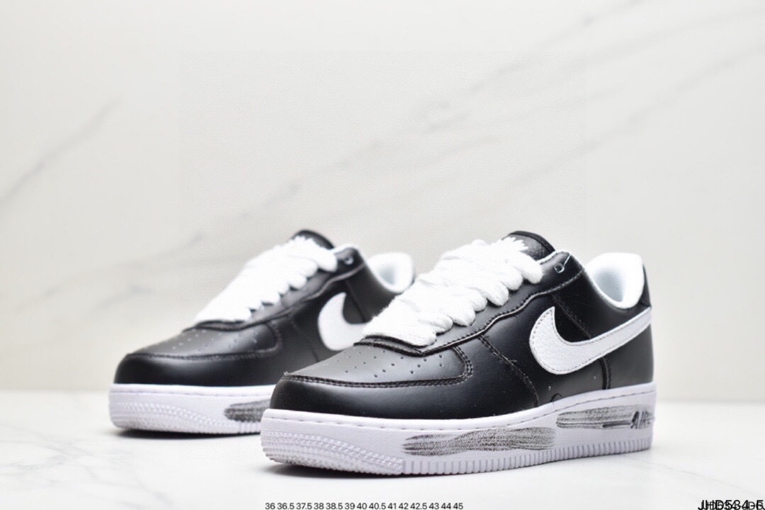 190 G-Dragon权志龙个人品牌PEACEMINUSONE x Nike Air Force 1”Para-noise”空军低帮经典板鞋AQ3692