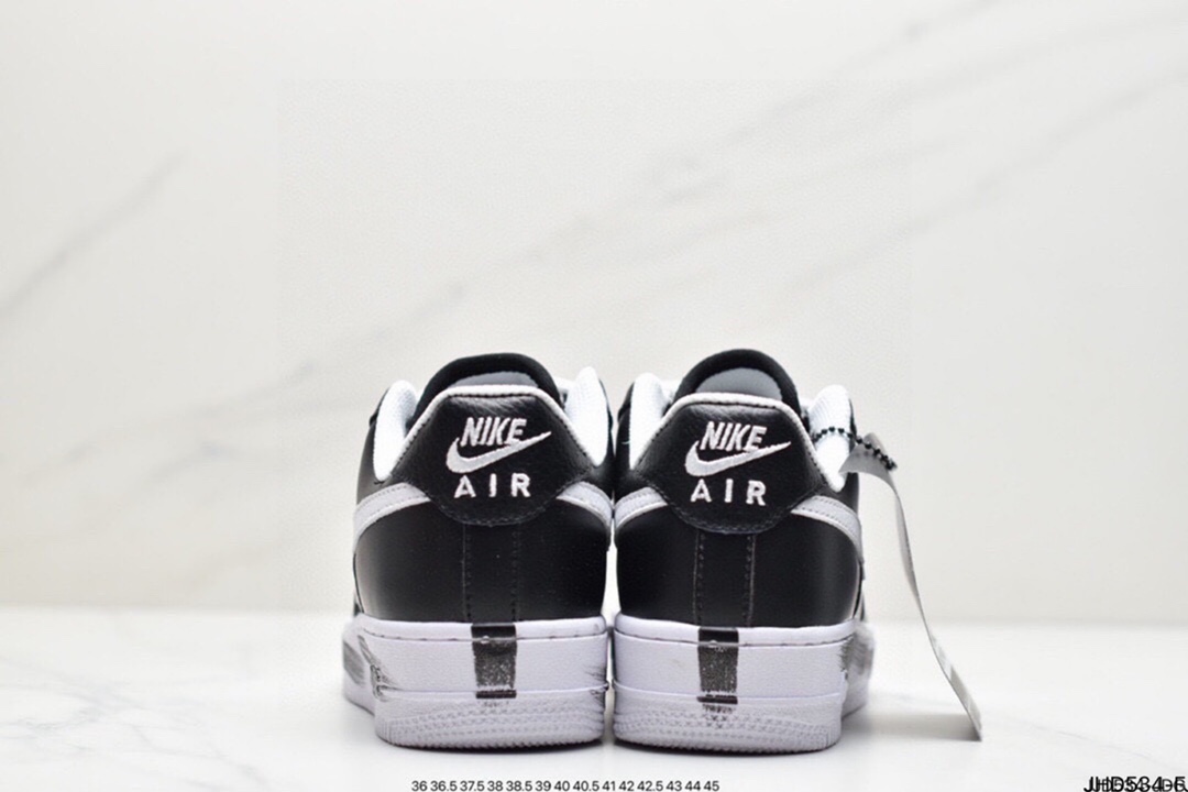 190 G-Dragon权志龙个人品牌PEACEMINUSONE x Nike Air Force 1”Para-noise”空军低帮经典板鞋AQ3692