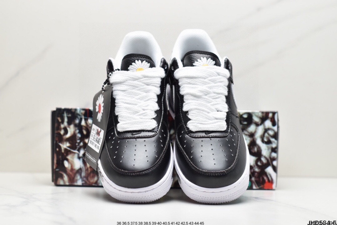 190 G-Dragon权志龙个人品牌PEACEMINUSONE x Nike Air Force 1”Para-noise”空军低帮经典板鞋AQ3692