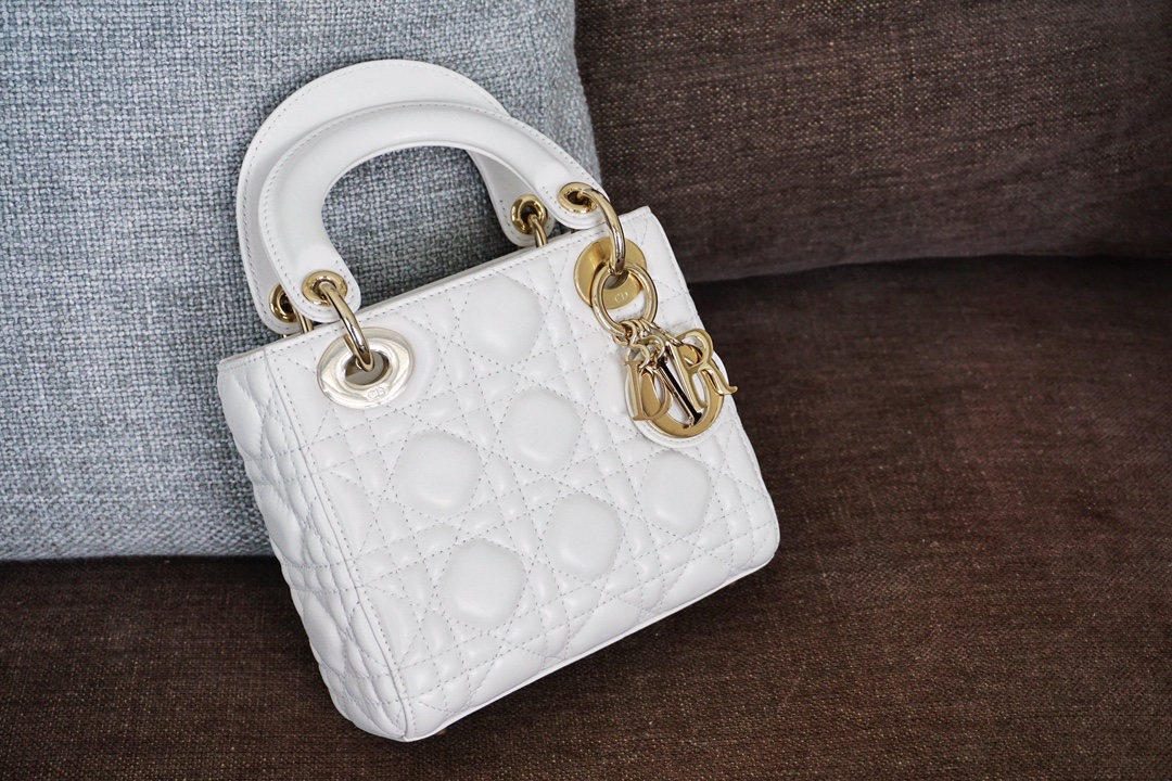 Dior Lady Handbags Crossbody & Shoulder Bags White