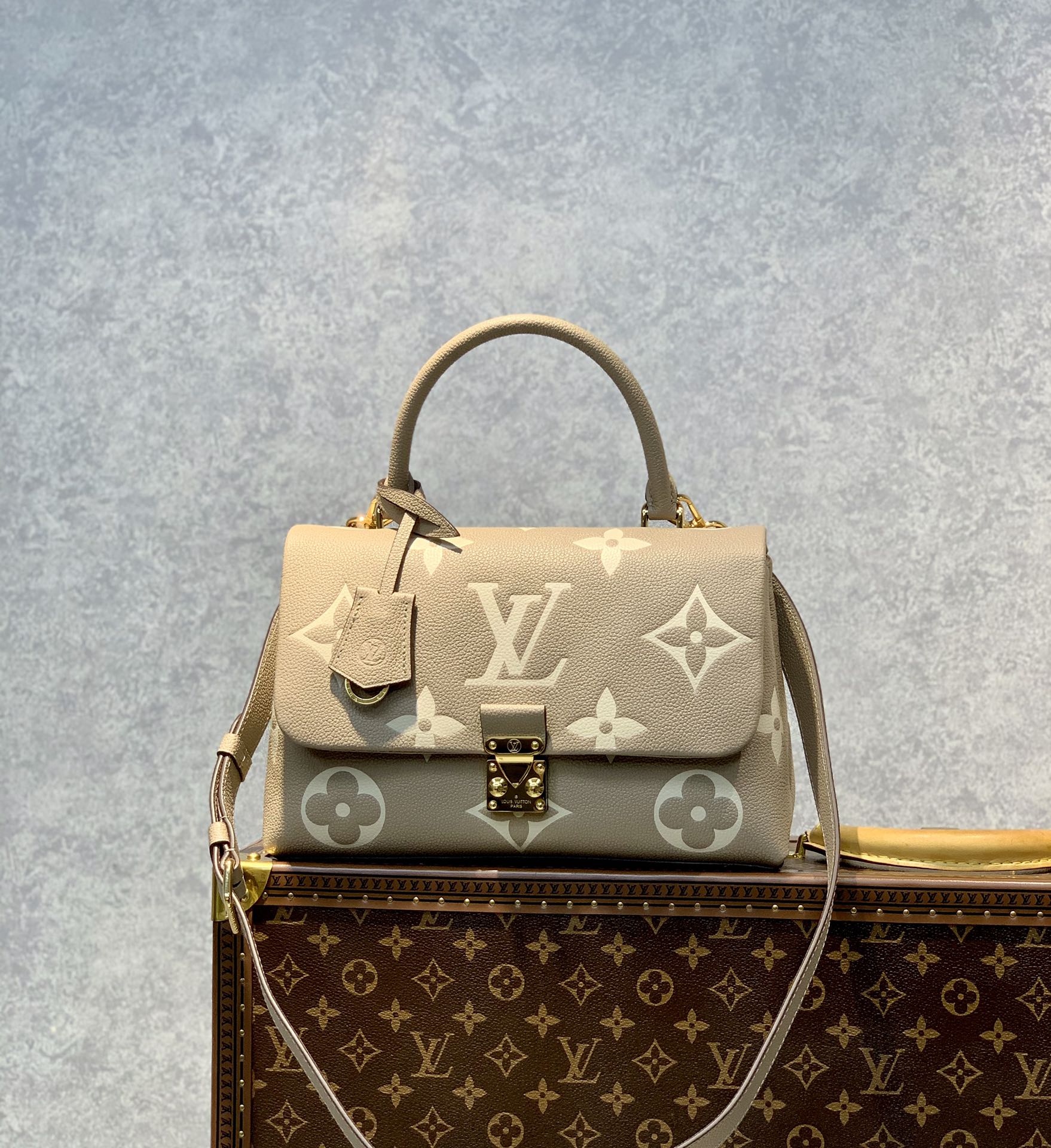 2023 AAA Replica uk 1st Copy
 Louis Vuitton Bags Handbags Grey Printing Empreinte​ Cowhide Casual M46041