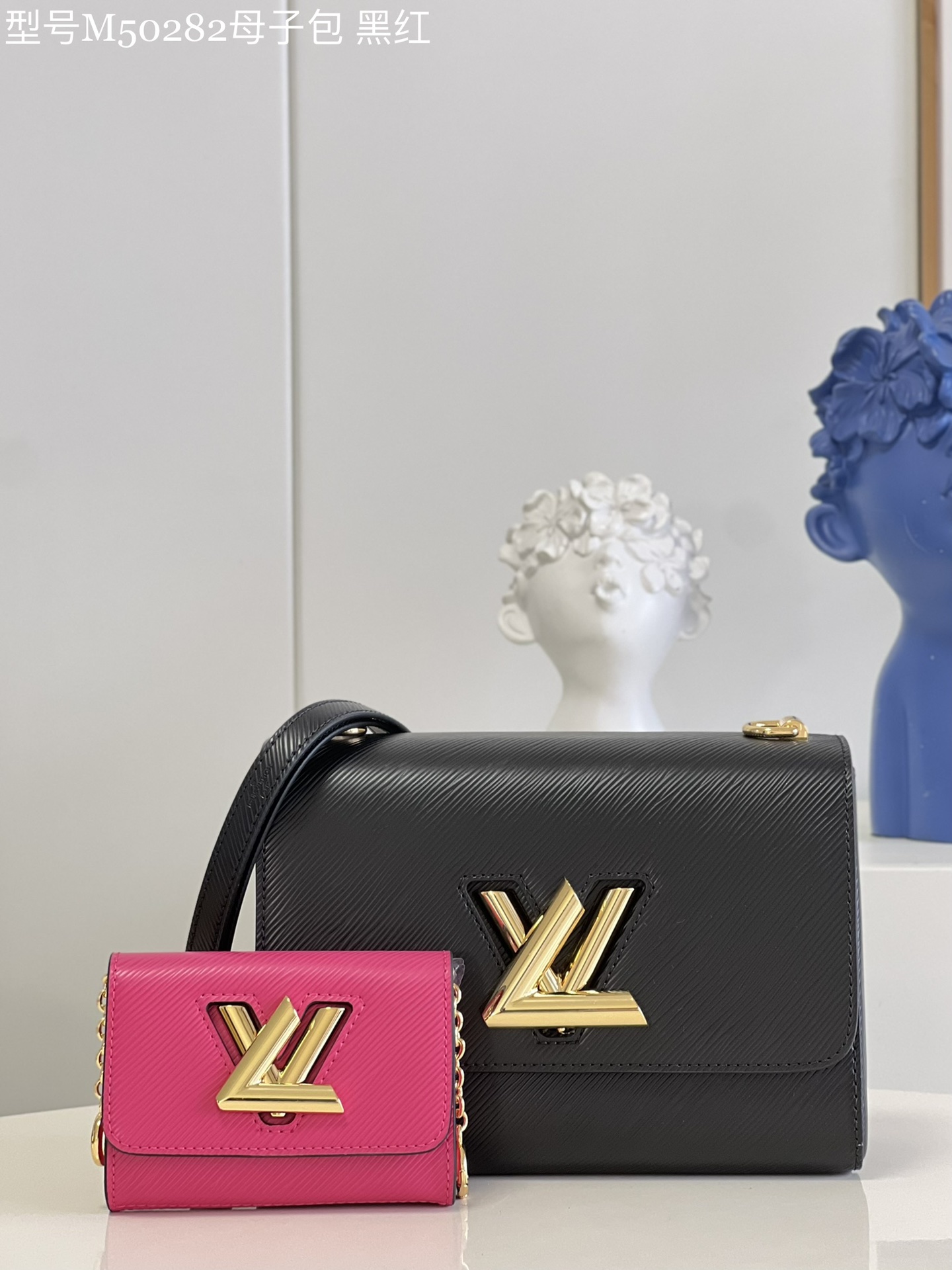 Louis Vuitton Bags Handbags Replica AAA+ Designer
 Black Red Epi LV Twist M50282