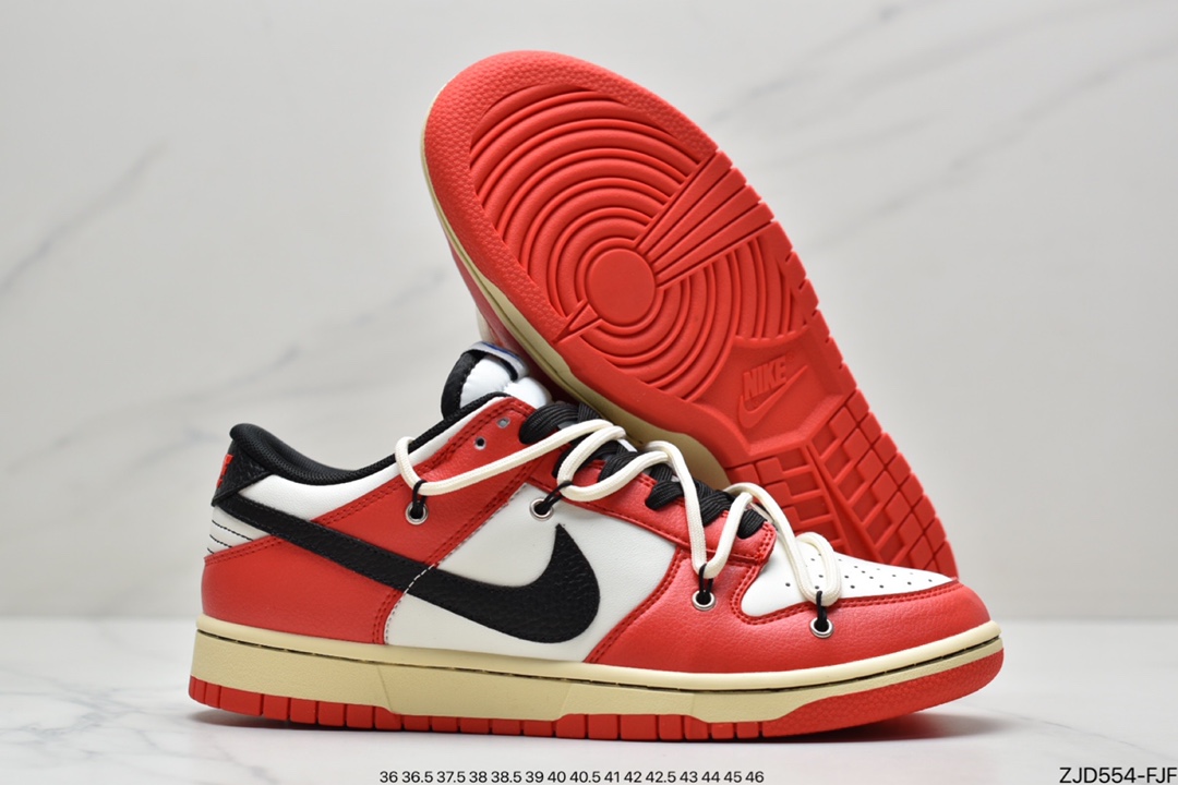 240 耐克Nike Dunk Low Retro整体以浅灰色为鞋身主调DD3363