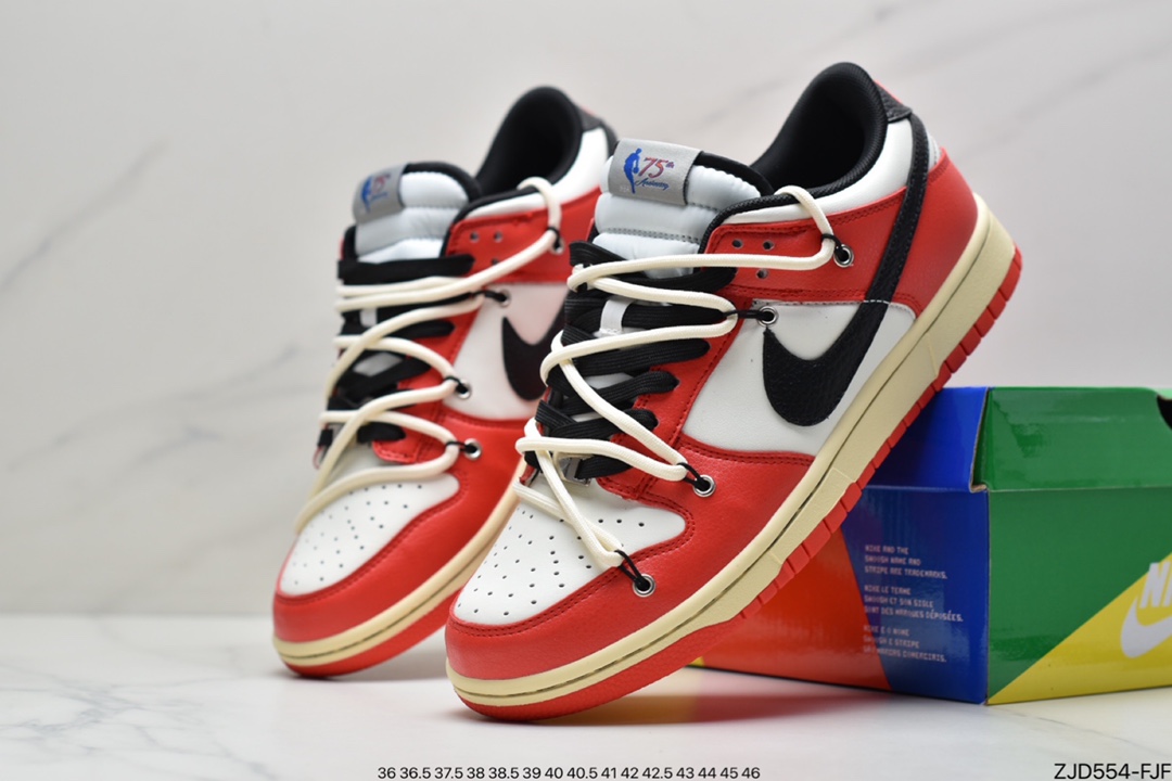 240 耐克Nike Dunk Low Retro整体以浅灰色为鞋身主调DD3363
