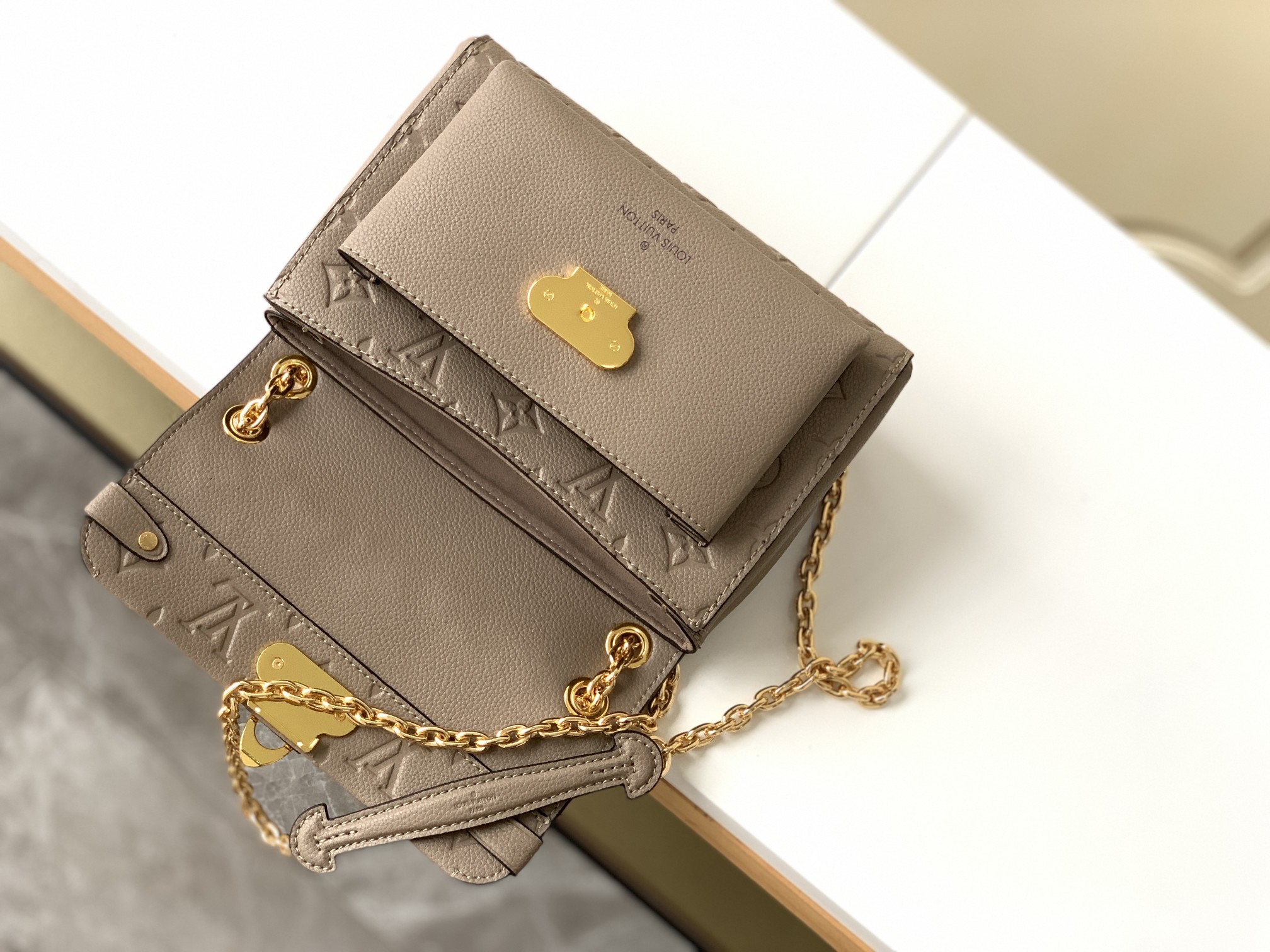 【海原外‬单 独实家‬拍】M44553 M44550小号 由光滑与压纹Monogram Empreint