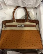 Hermes Birkin Bags Handbags Brown Coffee Color