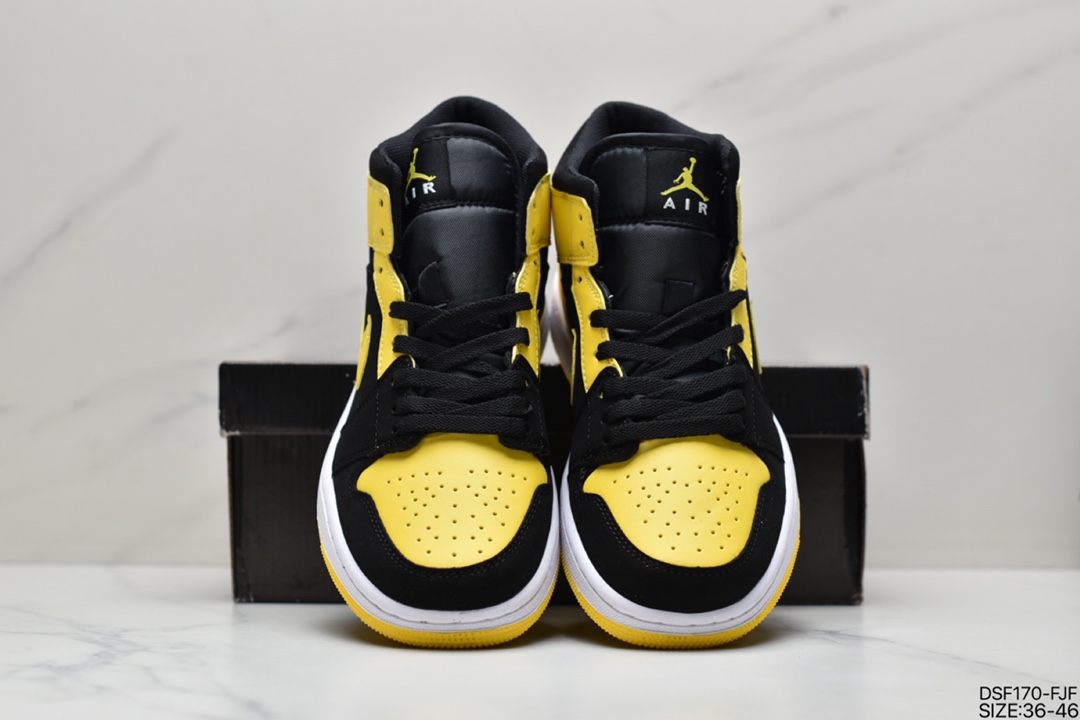 105 Air Jordan 1 Mid AJ1乔1中帮文化篮球鞋男女鞋7孔 554724