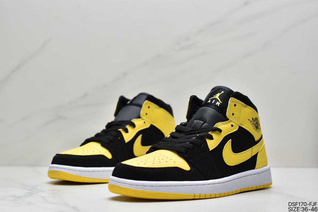 105 Air Jordan 1 Mid AJ1乔1中帮文化篮球鞋男女鞋7孔 554724