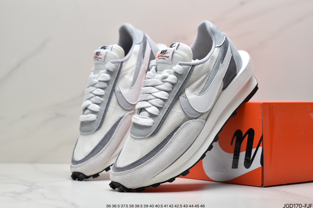 180 Undercover x Sacai × Nike LDWaffle 三方联名走秀款解构慢跑鞋 DV0073